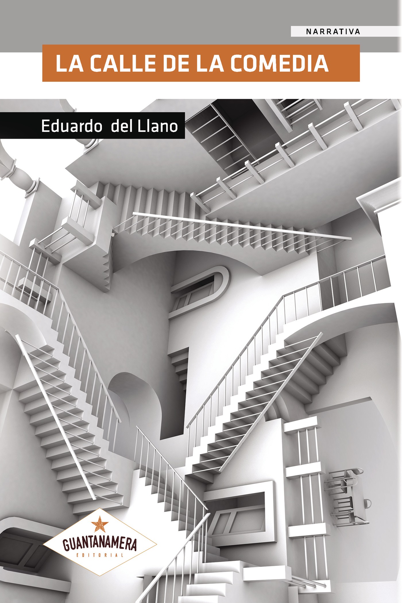 Portada de La calle de la comedia · Eduardo del Llano