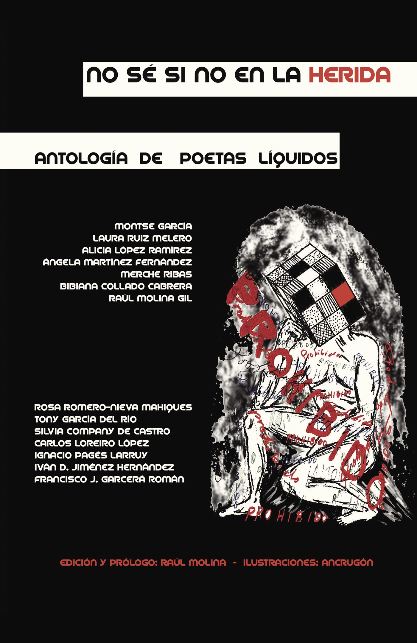Portada de No sé si no en la herida · VV AA.