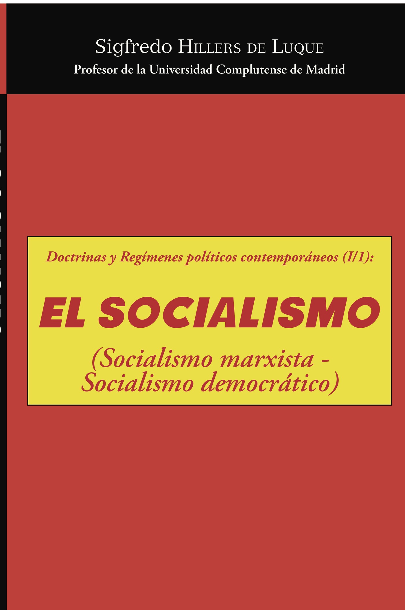 Portada de El socialismo