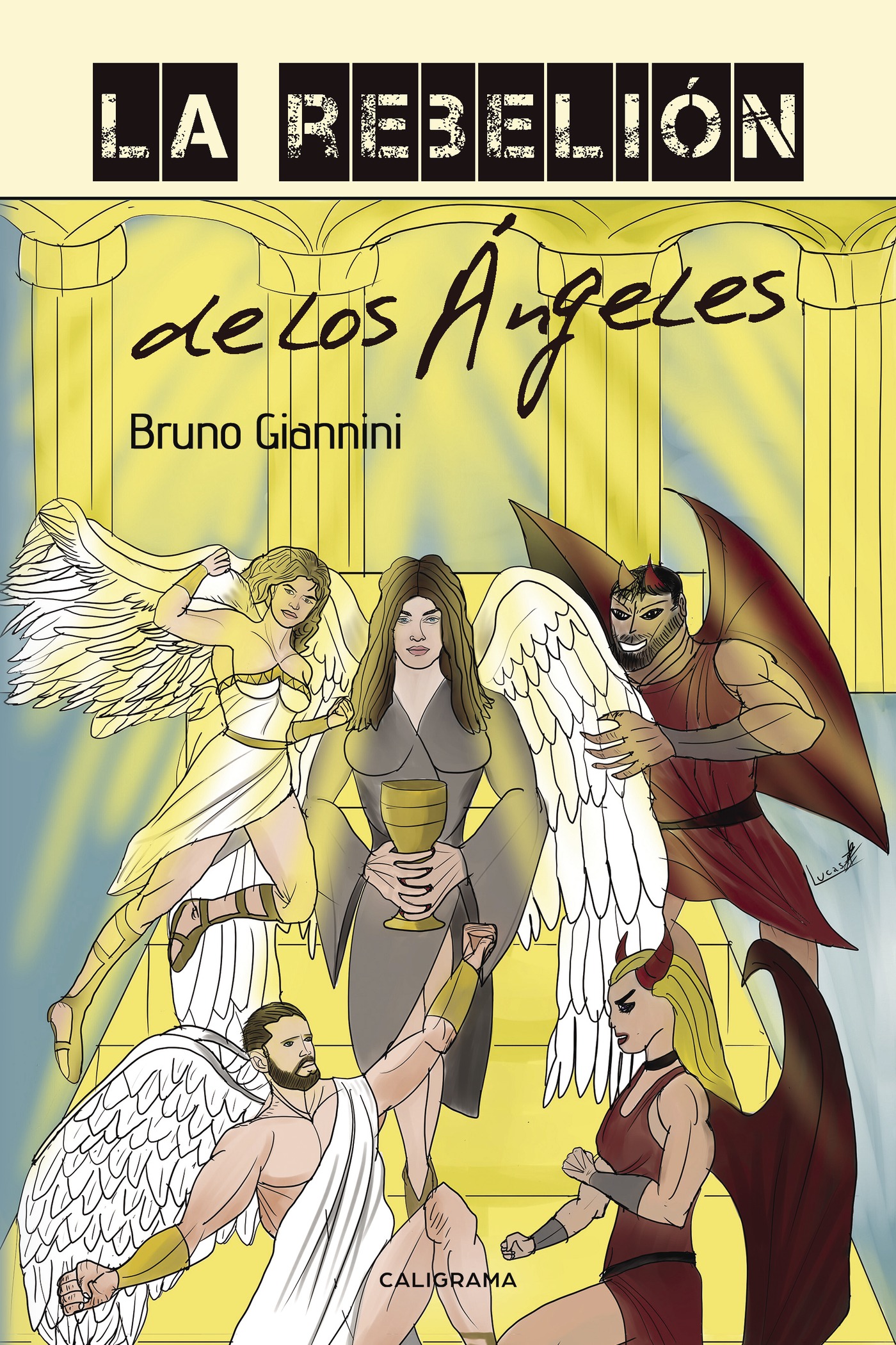 Portada de La rebelión de los ángeles