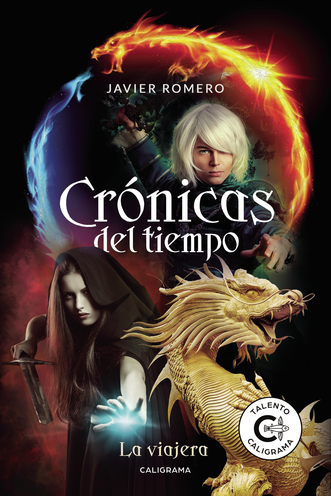 Portada de Crónicas del tiempo · Javier Romero