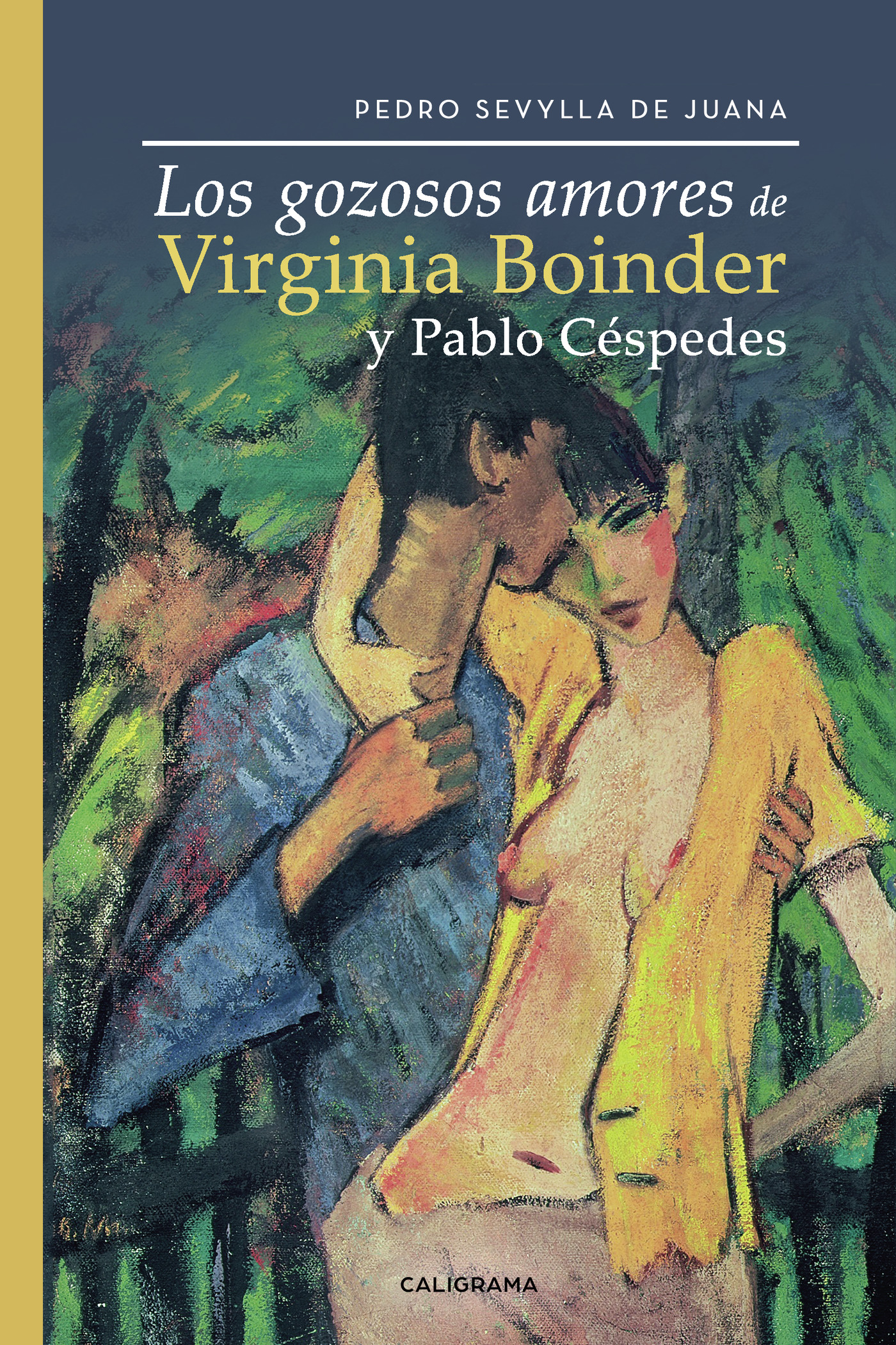 Portada de Los gozosos amores de Virginia Boinder y Pablo Céspedes