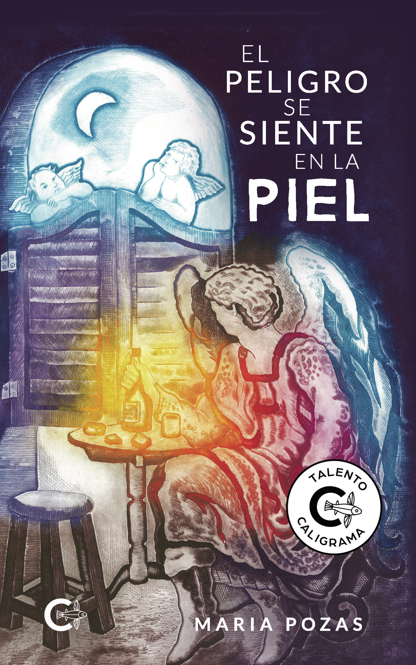 Portada de El peligro se siente en la piel · Maria Pozas