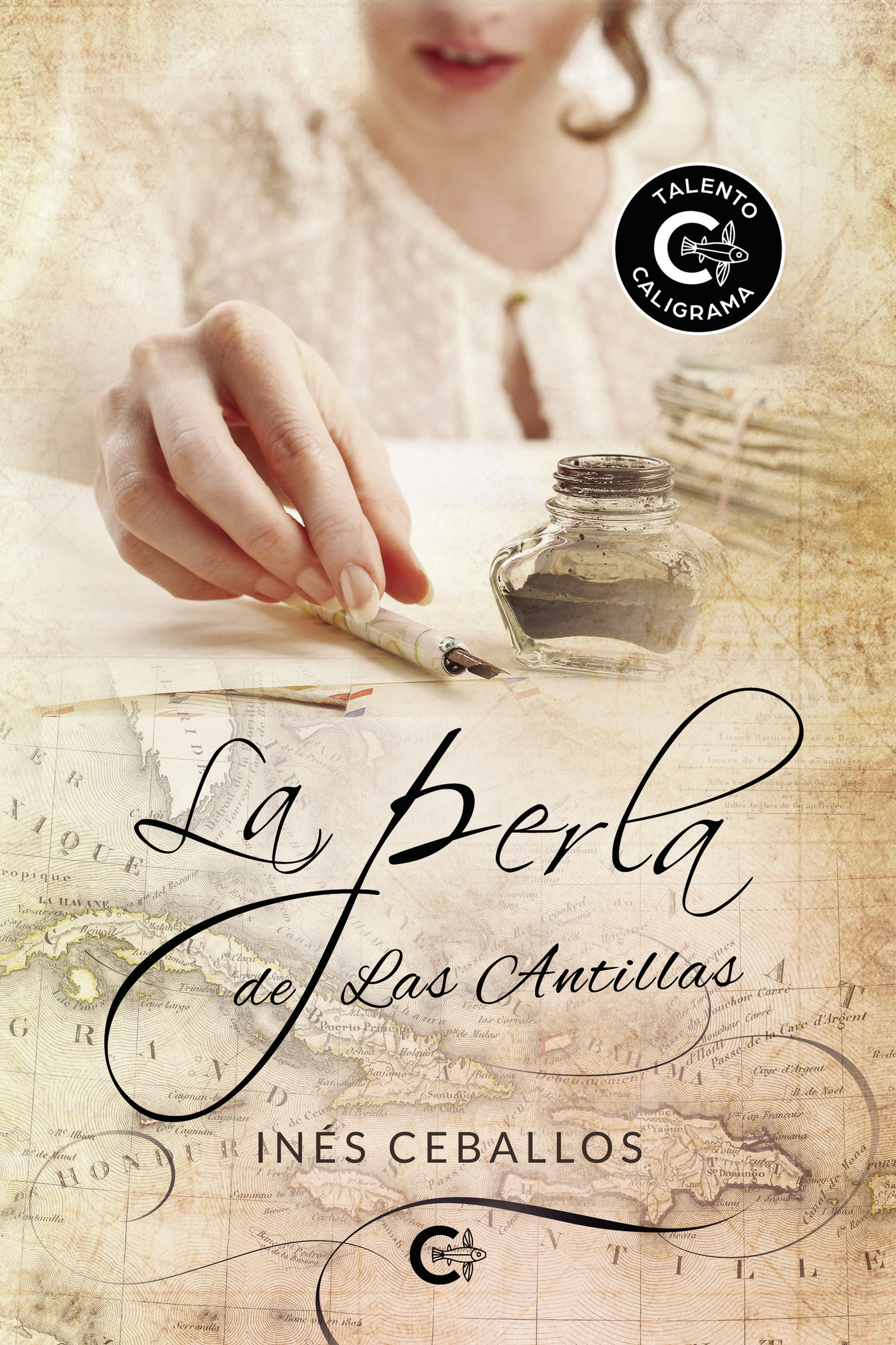 Portada de La perla de Las Antillas · Inés Ceballos