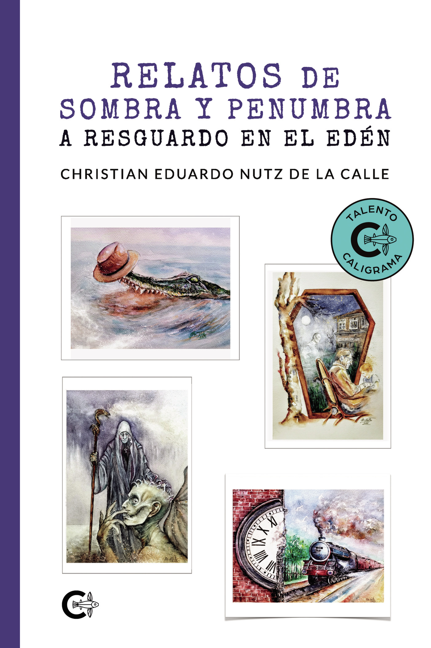 Portada de Relatos de sombra y penumbra a resguardo en el Edén