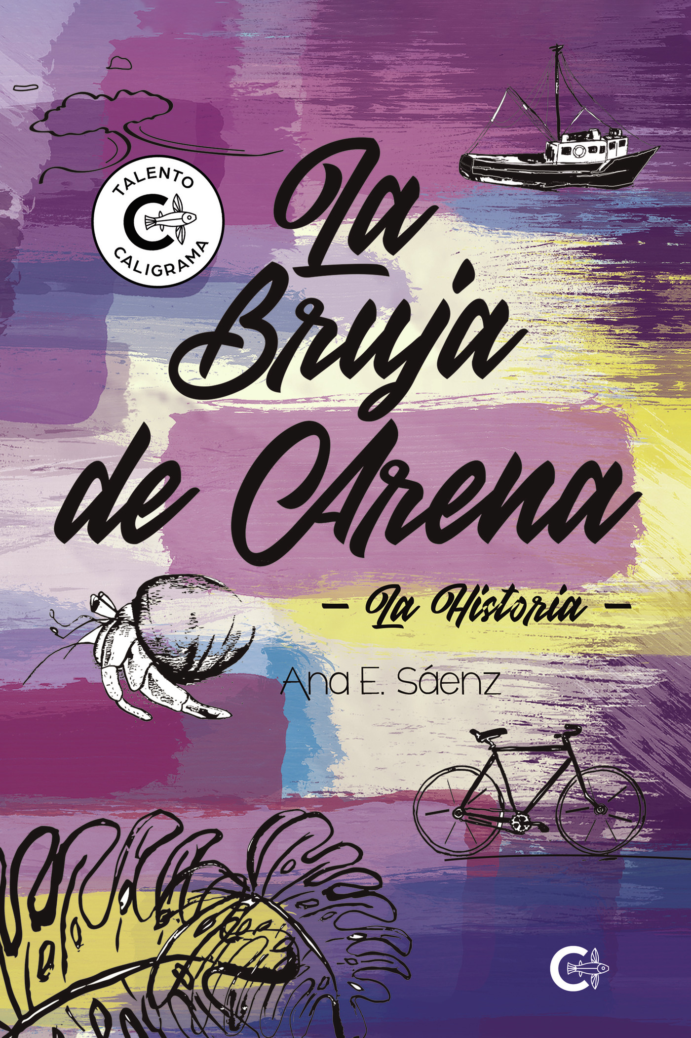 Portada de La bruja de arena. La historia