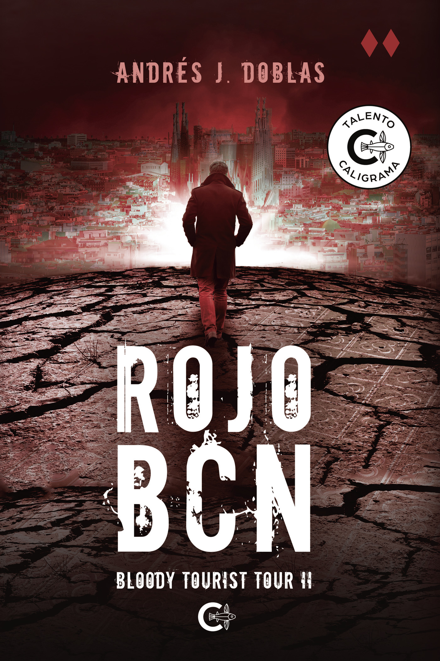 Portada de Rojo BCN · Andrés J Doblas