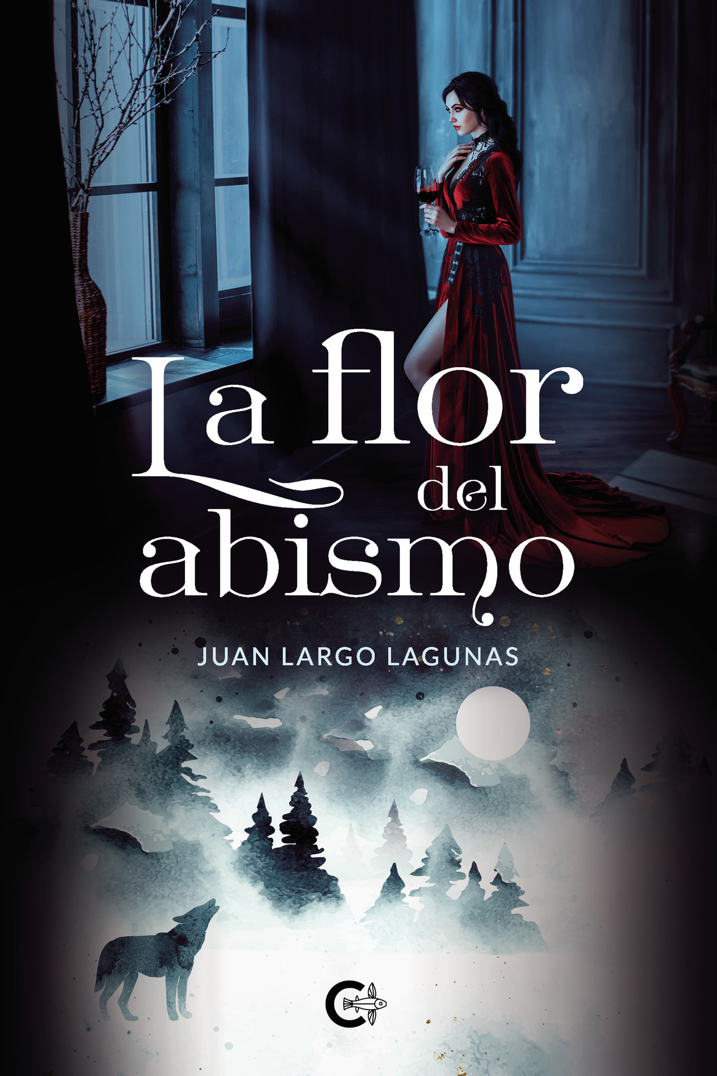 Portada de La flor del abismo · Juan Largo Lagunas