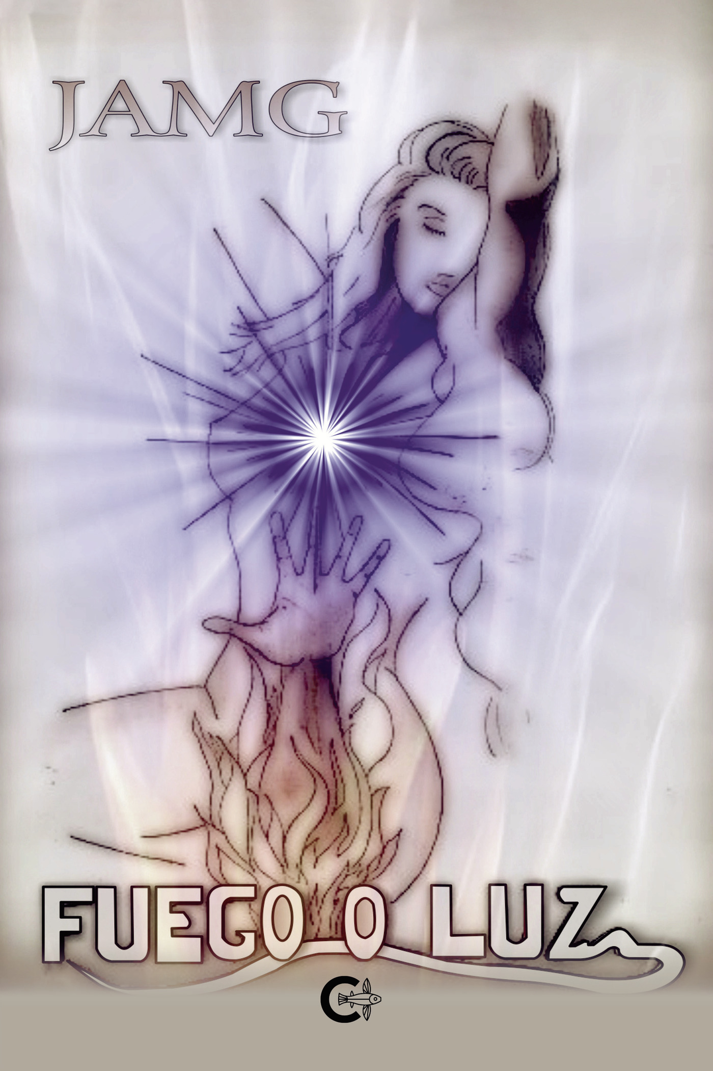 Portada de Fuego o luz · JAMG