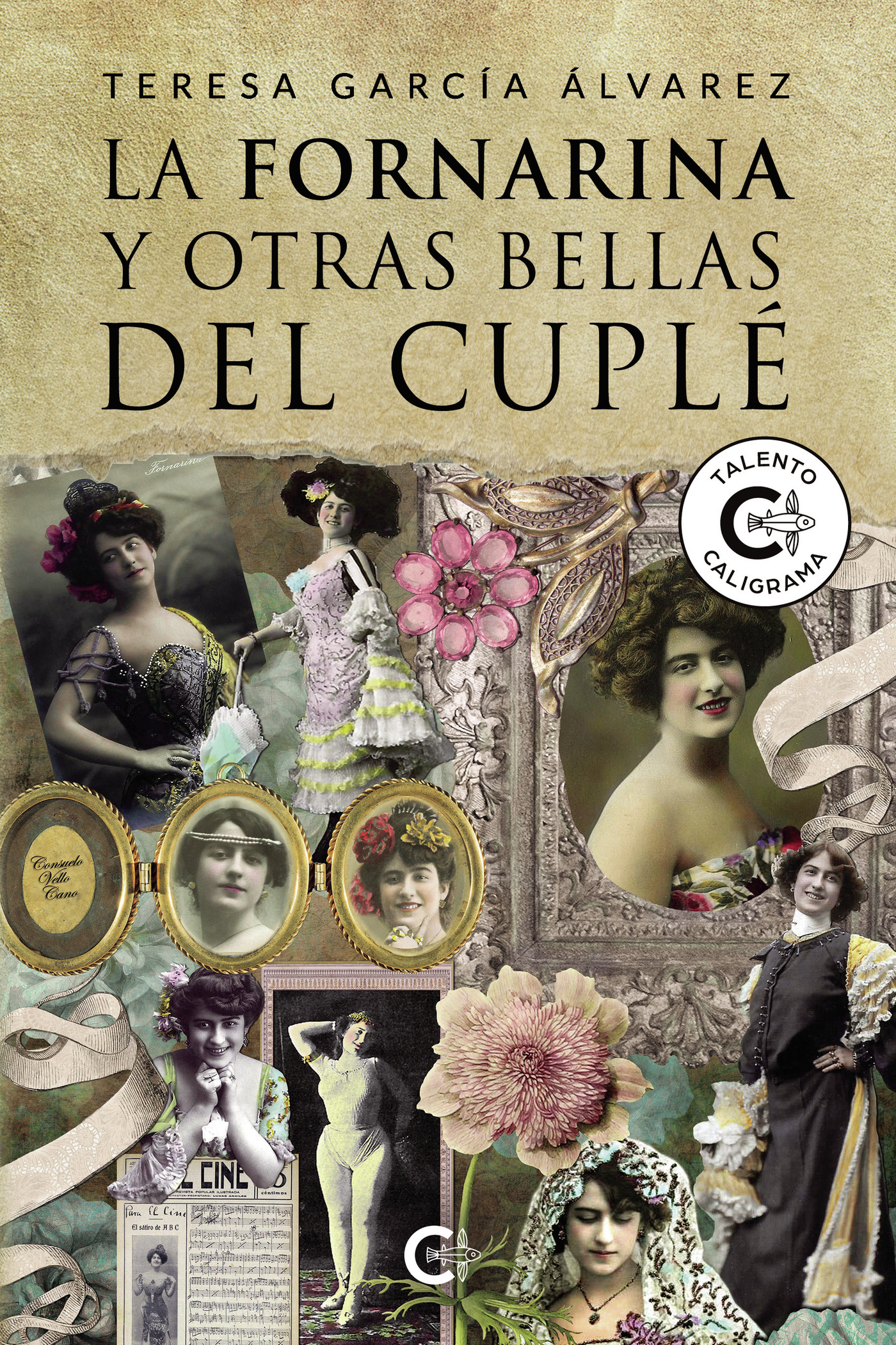 Portada de La Fornarina y otras bellas del cuplé