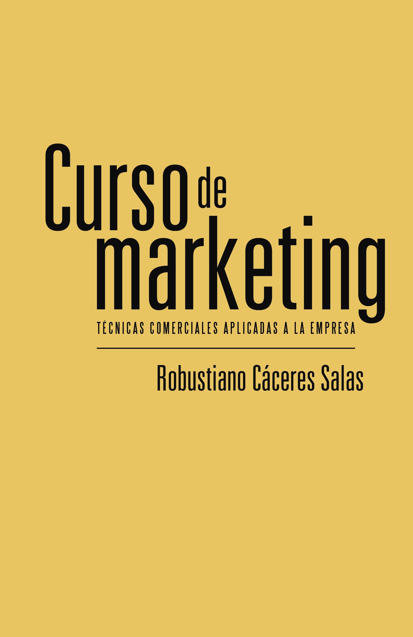 Portada de Curso de marketing