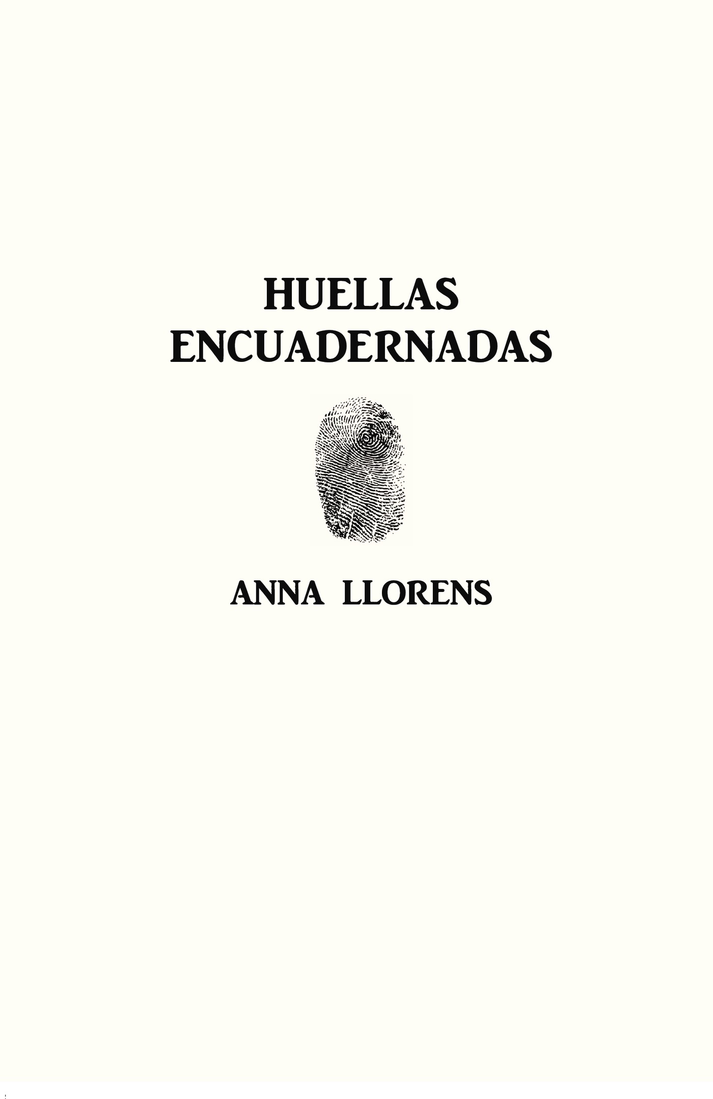 Portada de Huellas encuadernadas