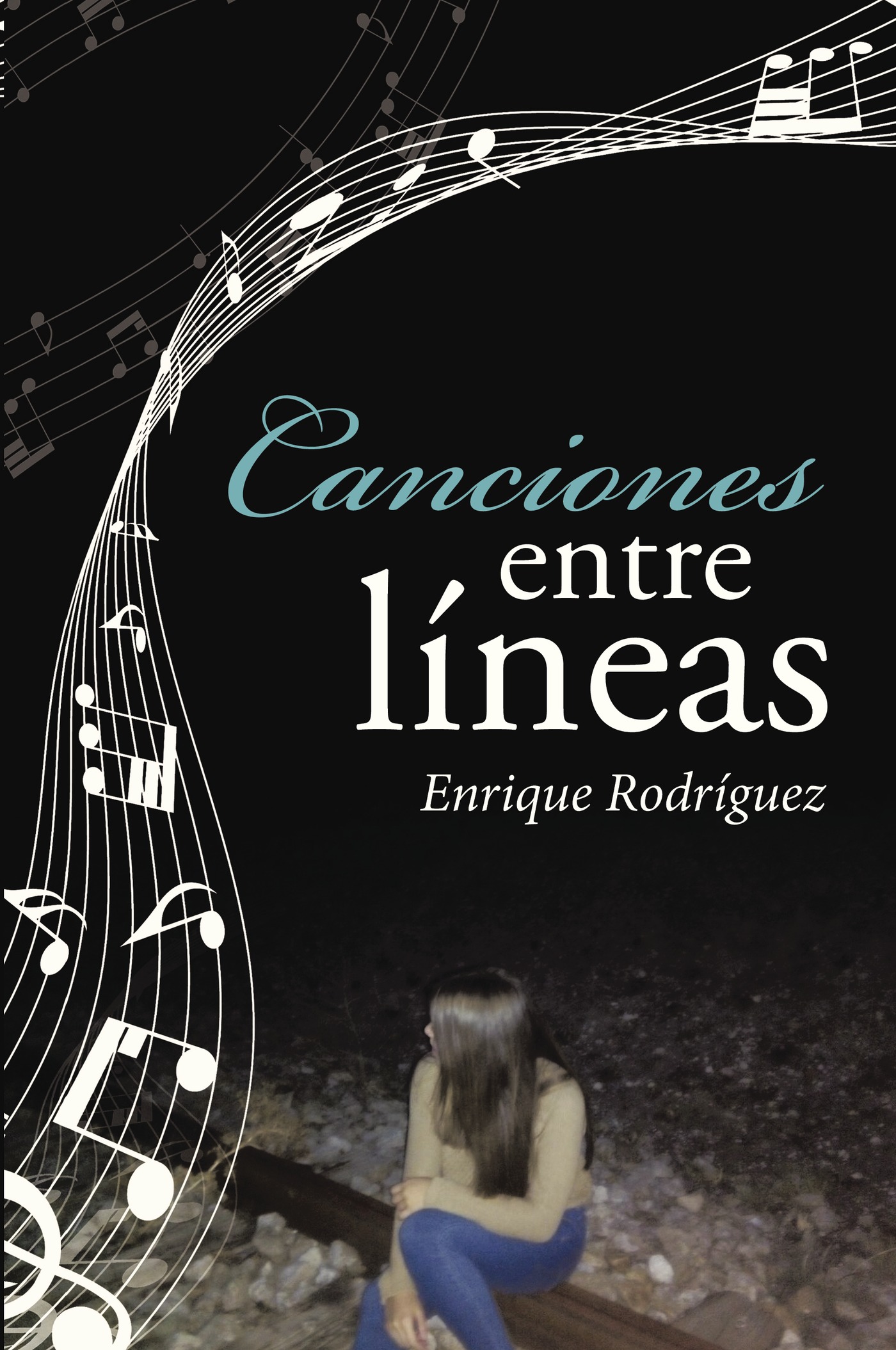 Portada de Canciones entre líneas · Enrique Rodríguez