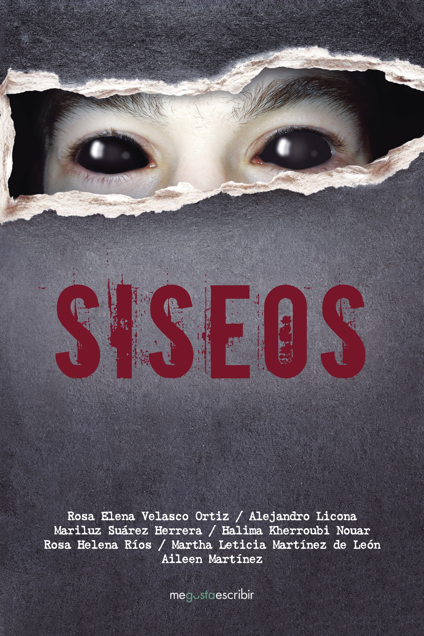 Portada de Siseos · Rosa Elena Velasco Ortiz