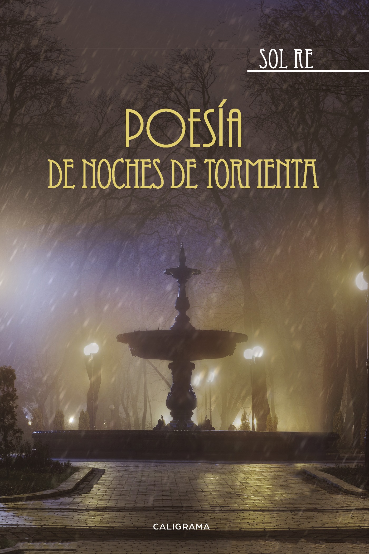 Portada de Poesía de noches de tormenta