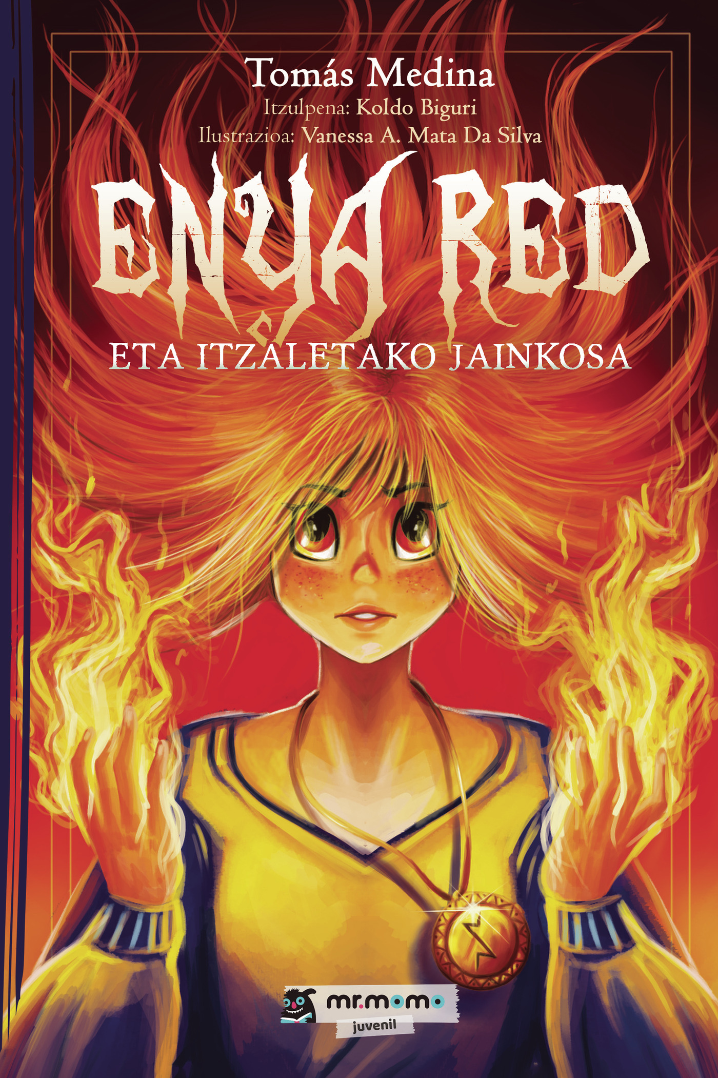 Portada de Enya Red eta itzaletako jainkosa