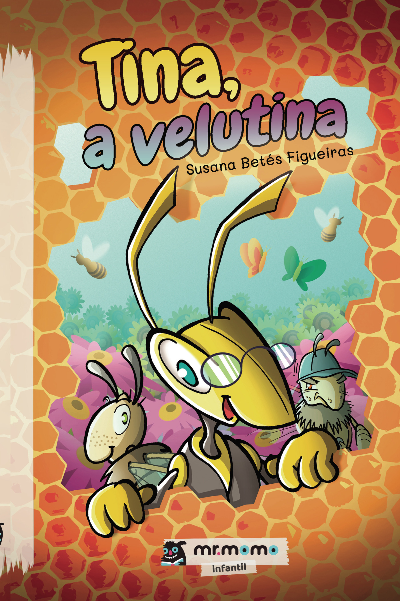 Portada de Tina, a velutina (EDICIÓN GALLEGO TAPA DURA)