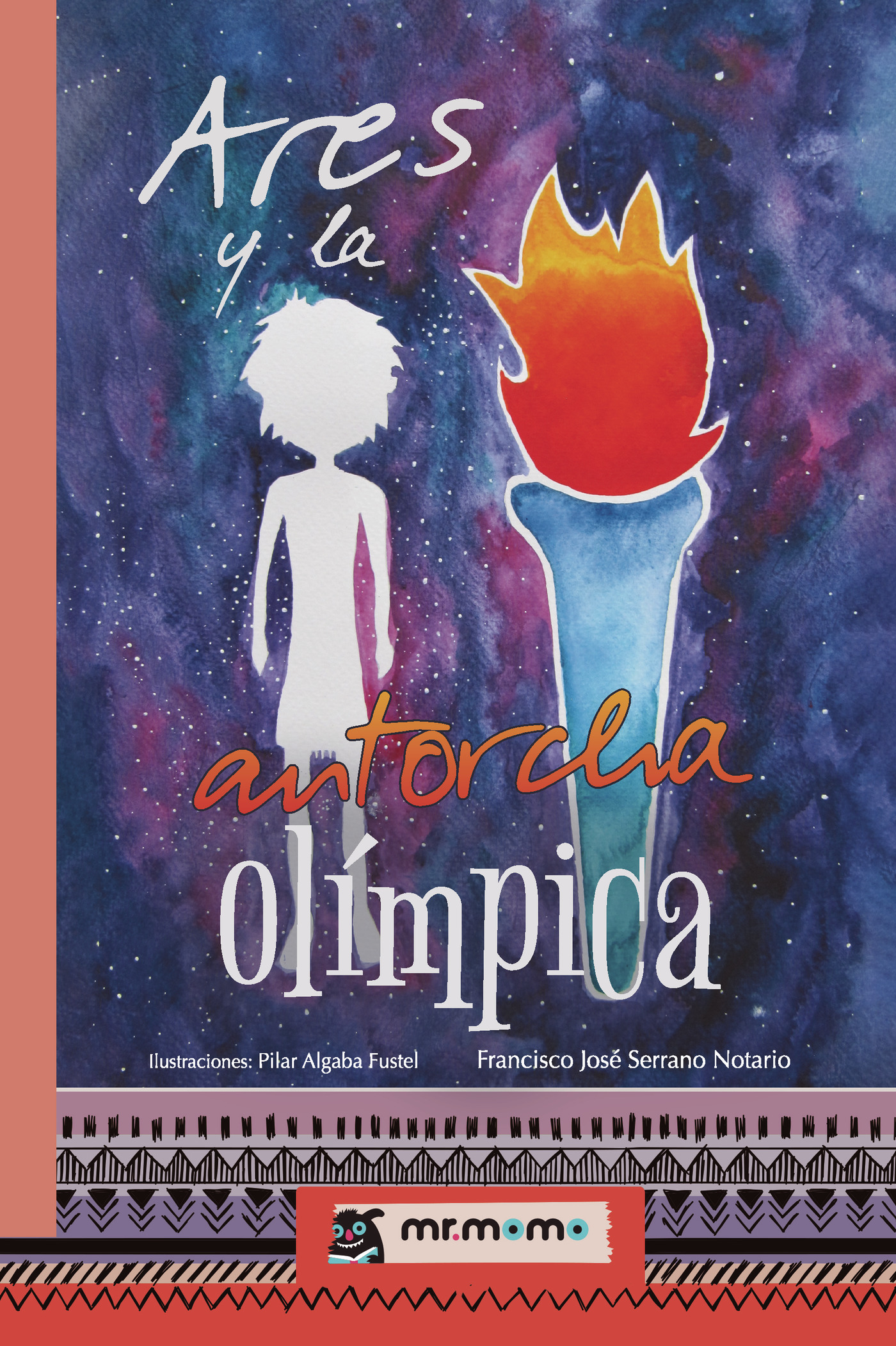 Portada de Ares y la antorcha olímpica