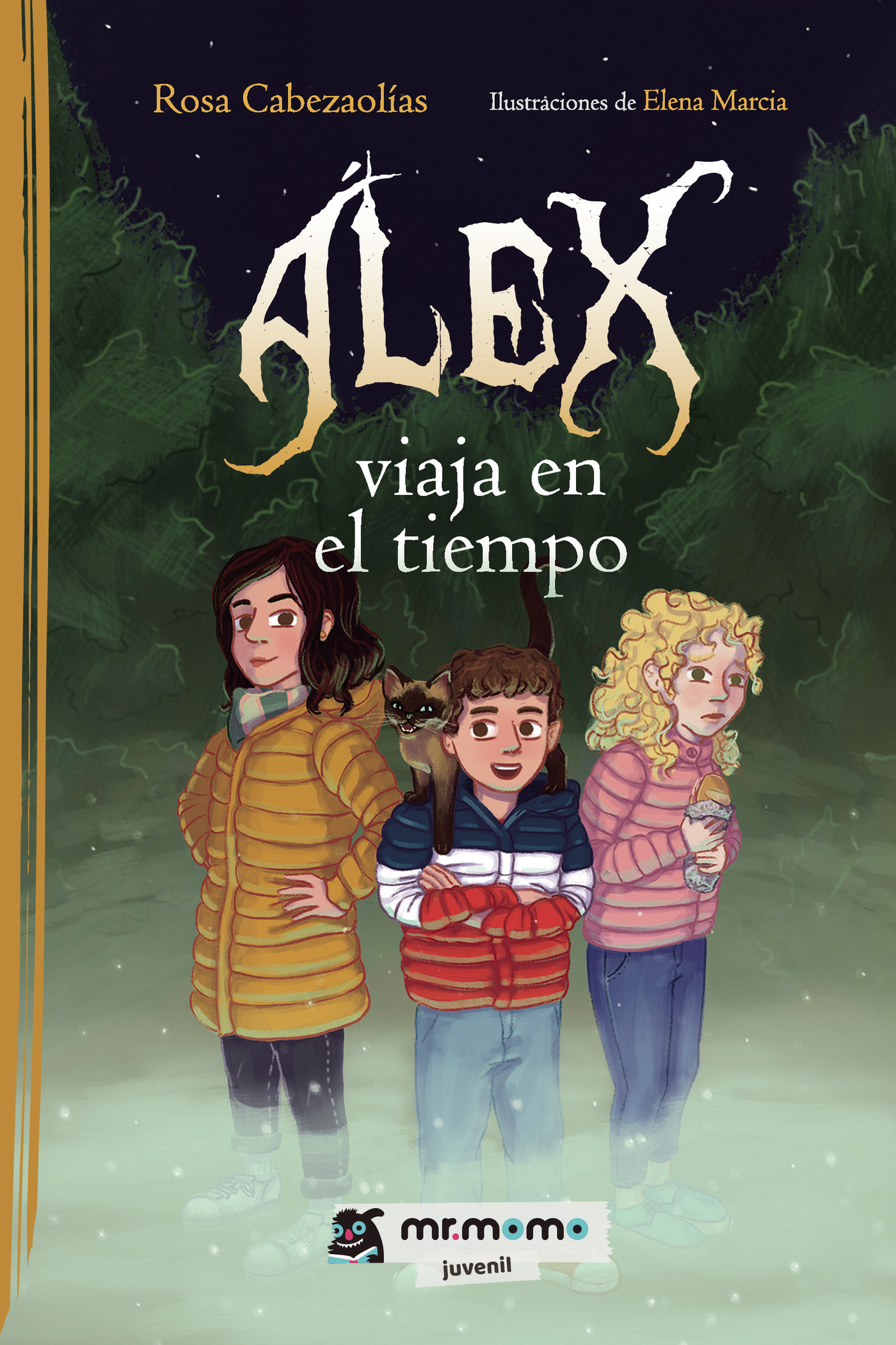 Portada de Álex viaja en el tiempo