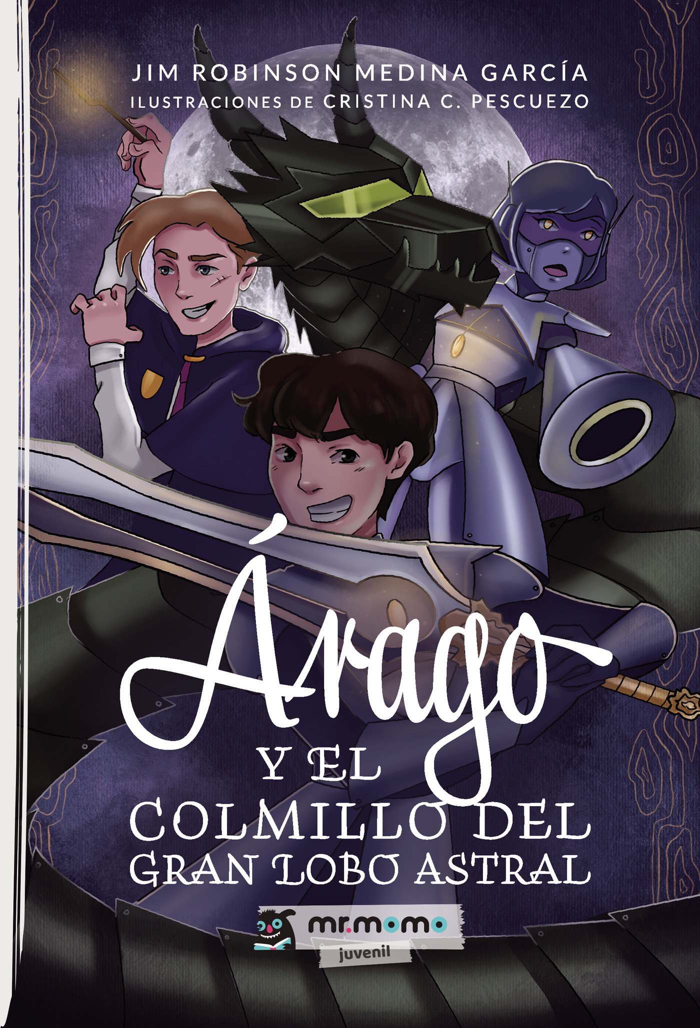 Portada de Árago y el colmillo del gran lobo astral