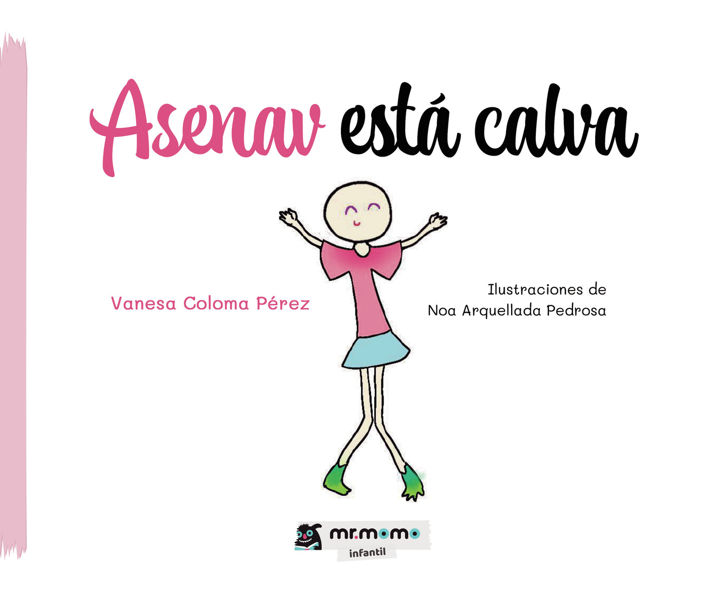 Portada de Asenav está calva · Vanesa Coloma Pérez