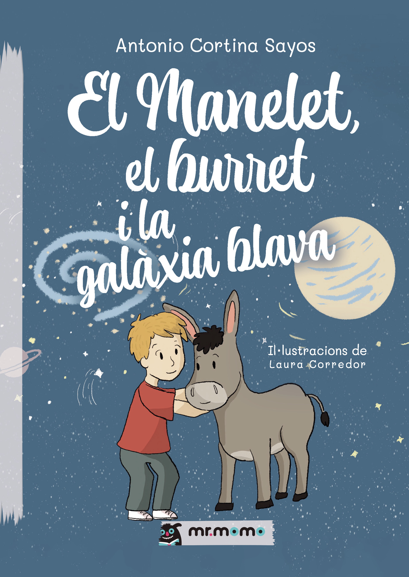 Portada de El Manelet, el burret i la galàxia blava