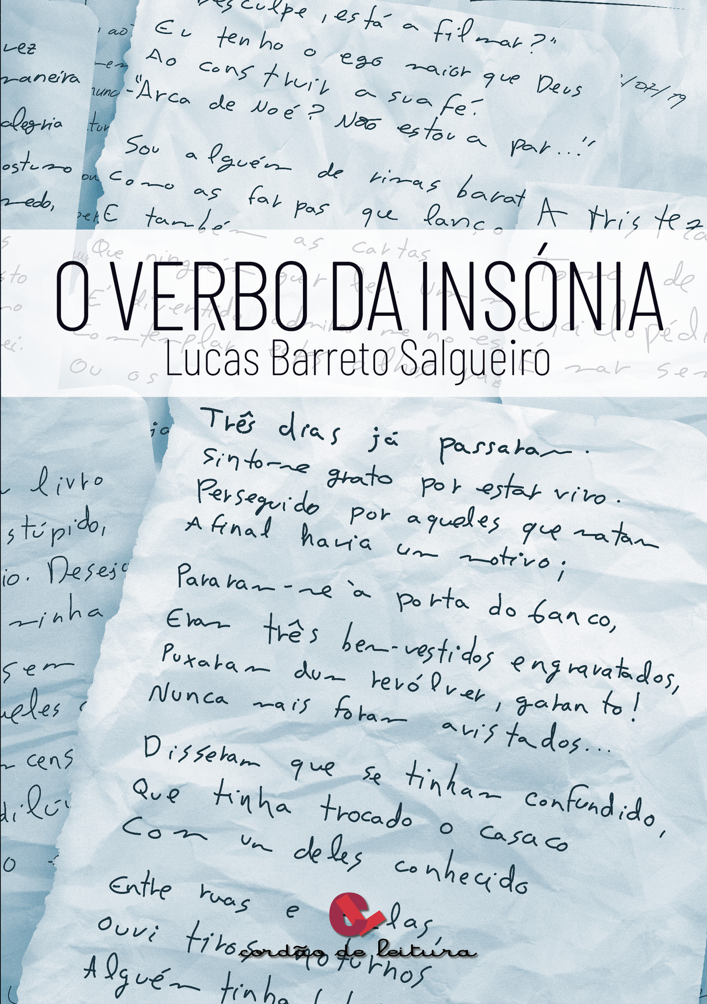 Portada de O Verbo da Insónia · Lucas Barreto Salgueiro