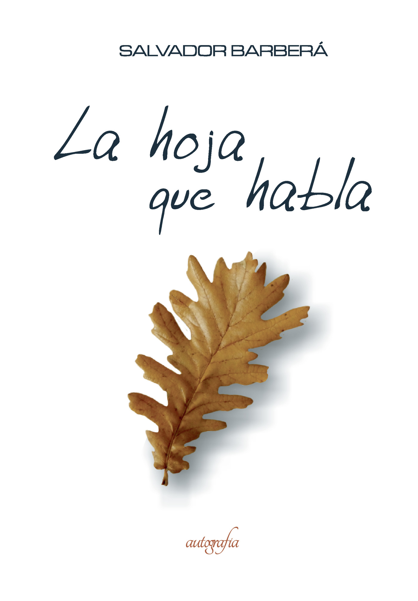Portada de La hoja que habla