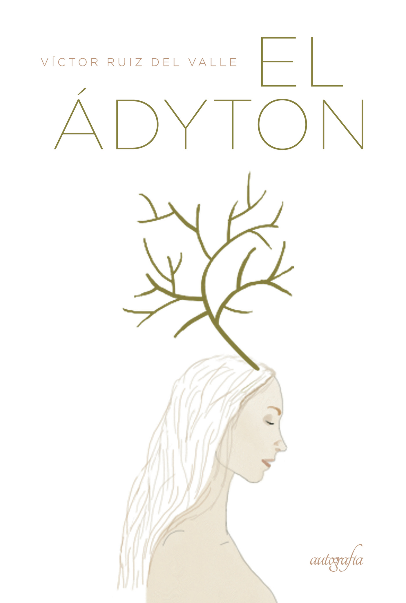 Portada de El Ádyton · Victor Ruiz del Valle