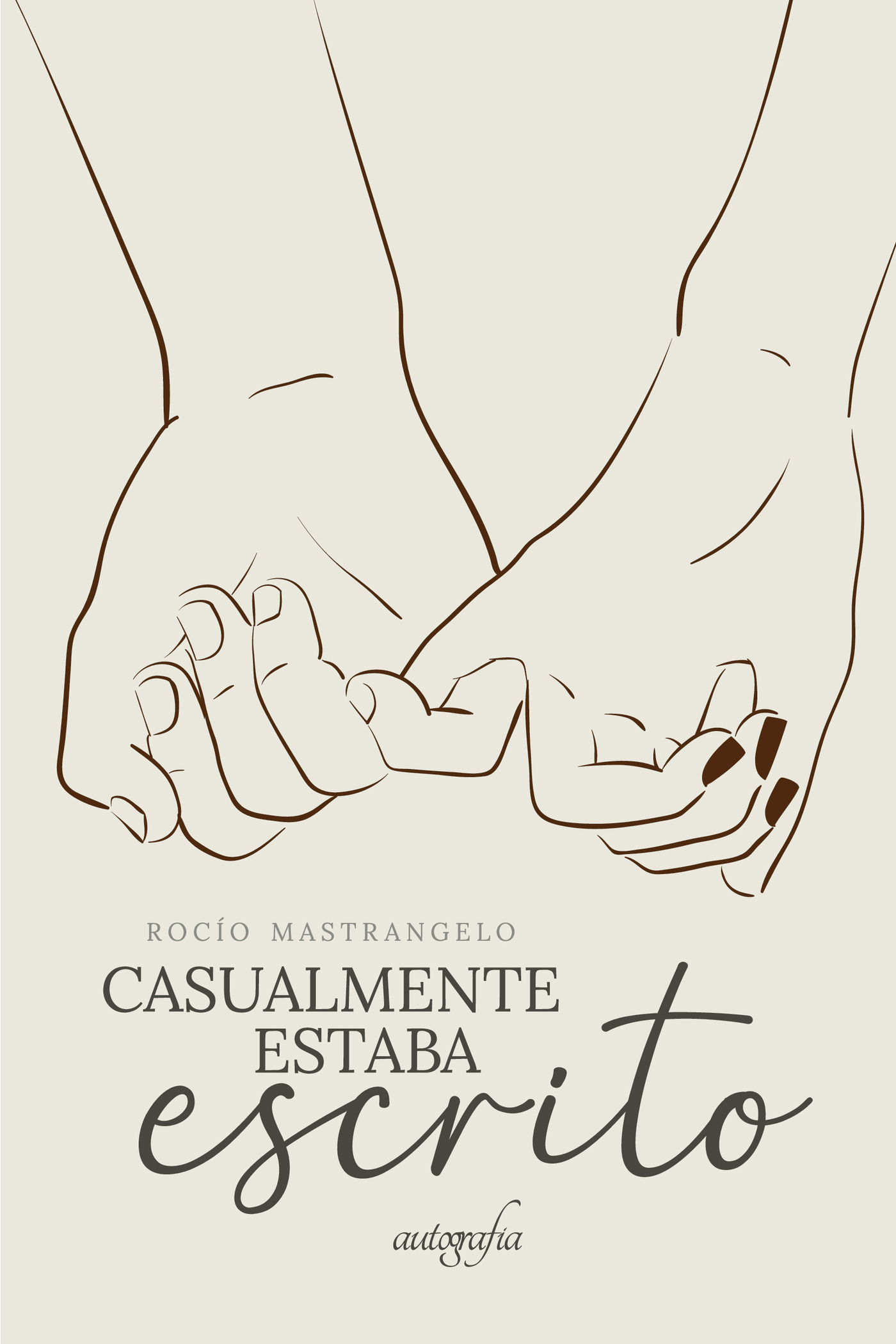 Portada de Casualmente estaba escrito