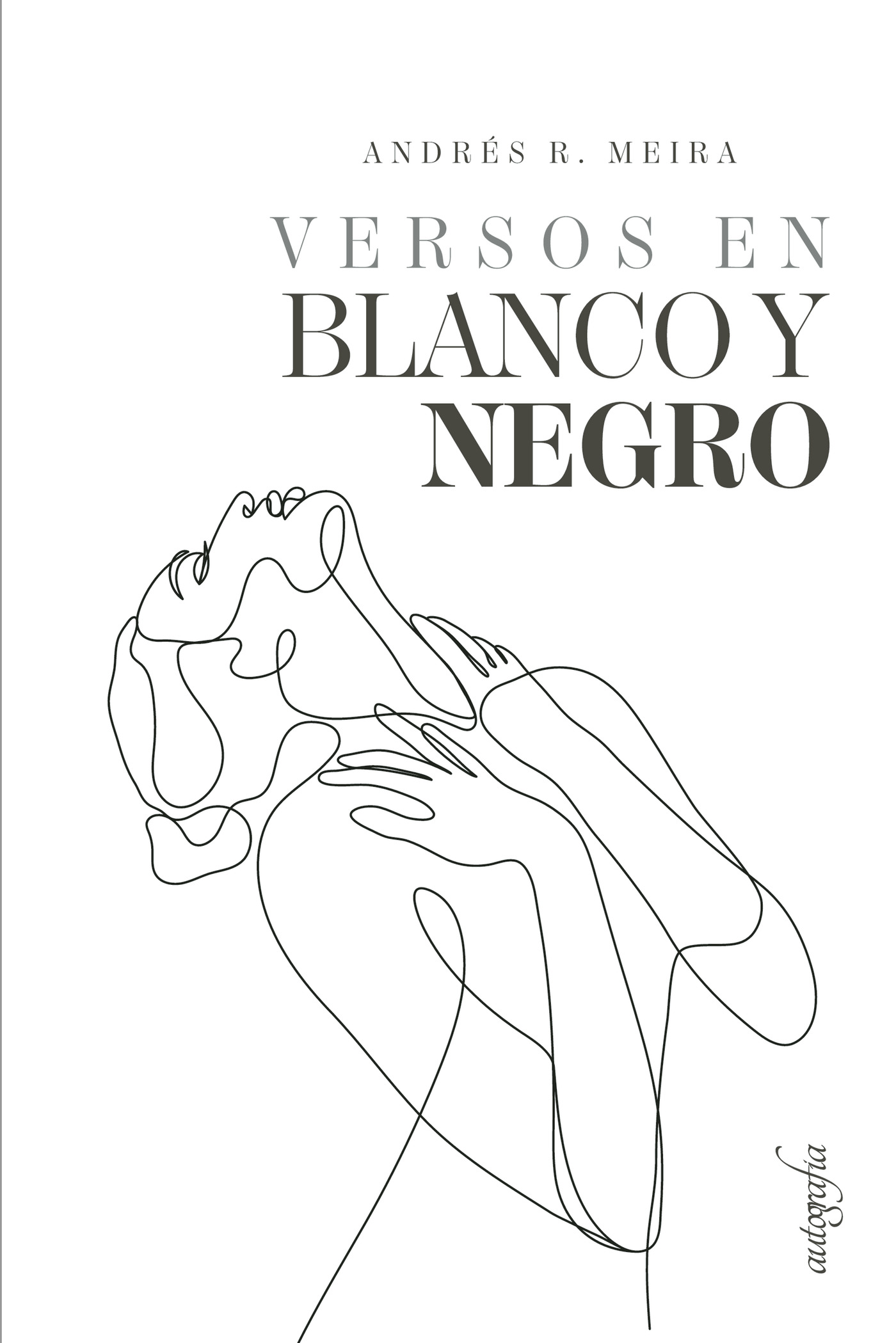 Portada de Versos en blanco y negro