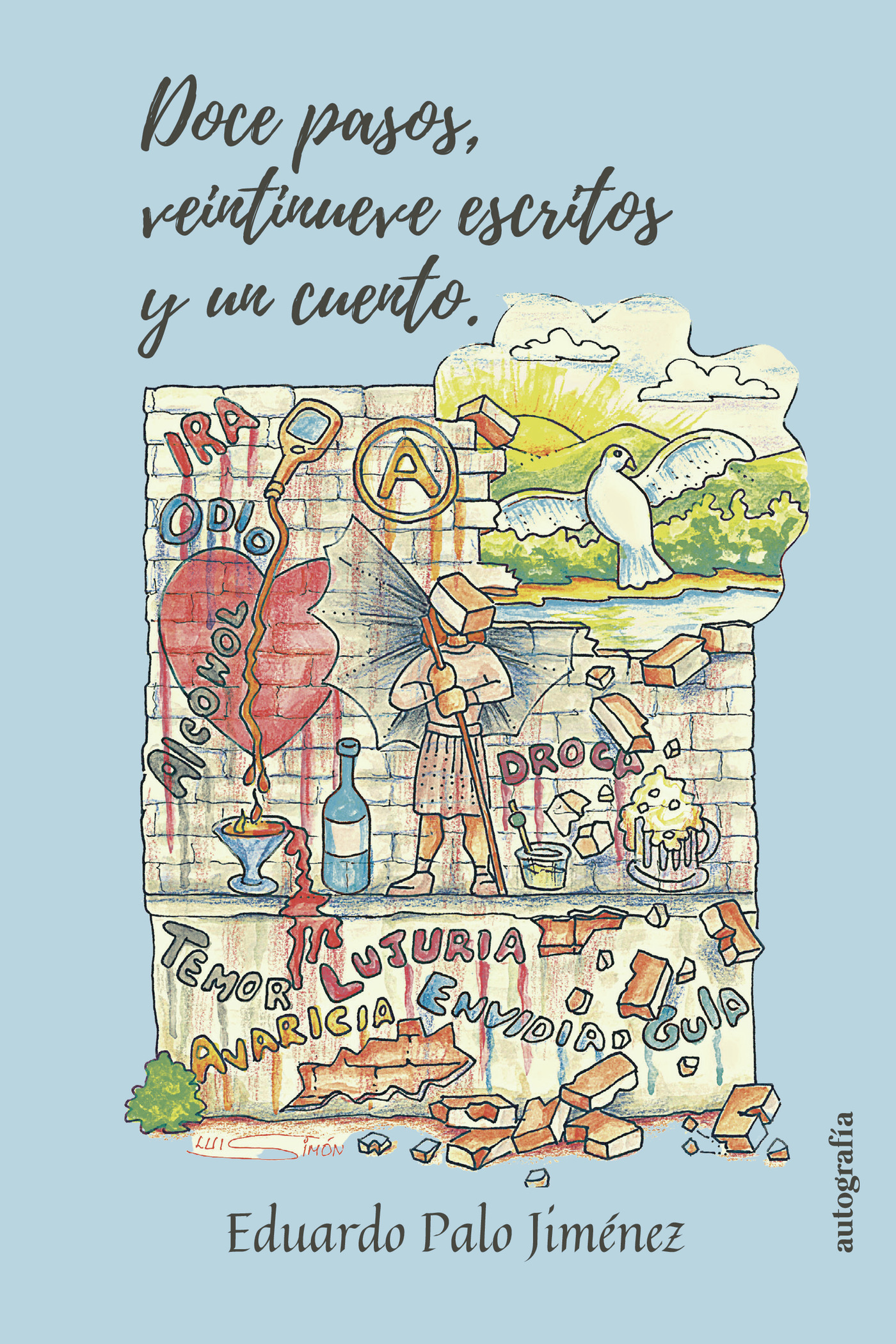 Portada de 12 pasos, 29 escritos y un cuento