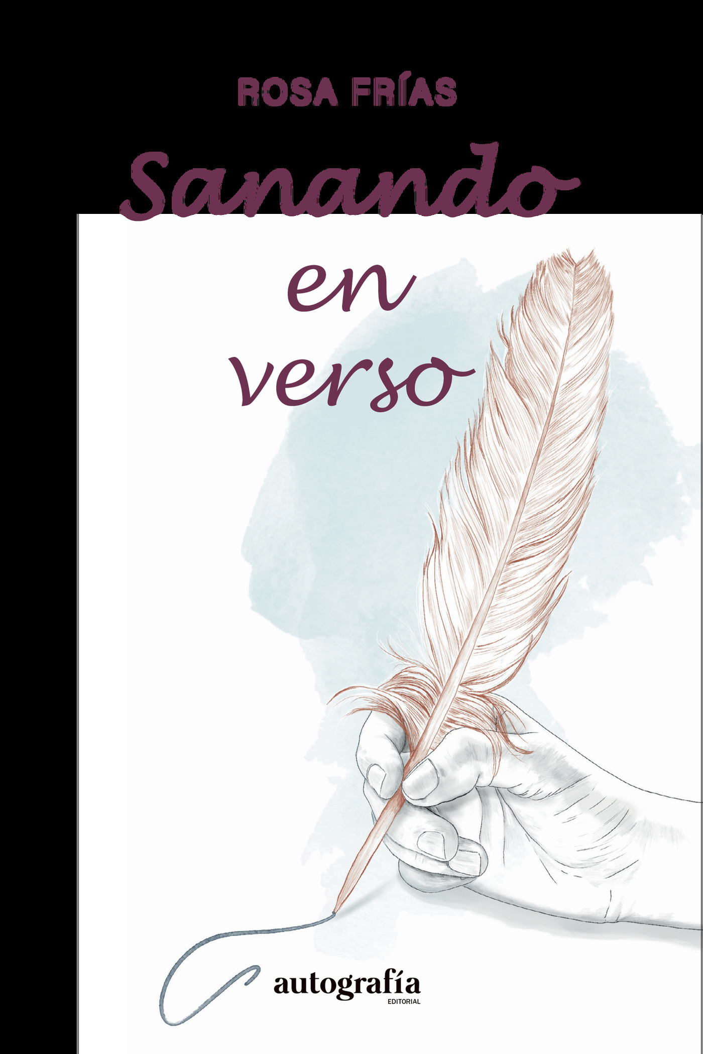 Portada de Sanando en verso · Rosa Frías