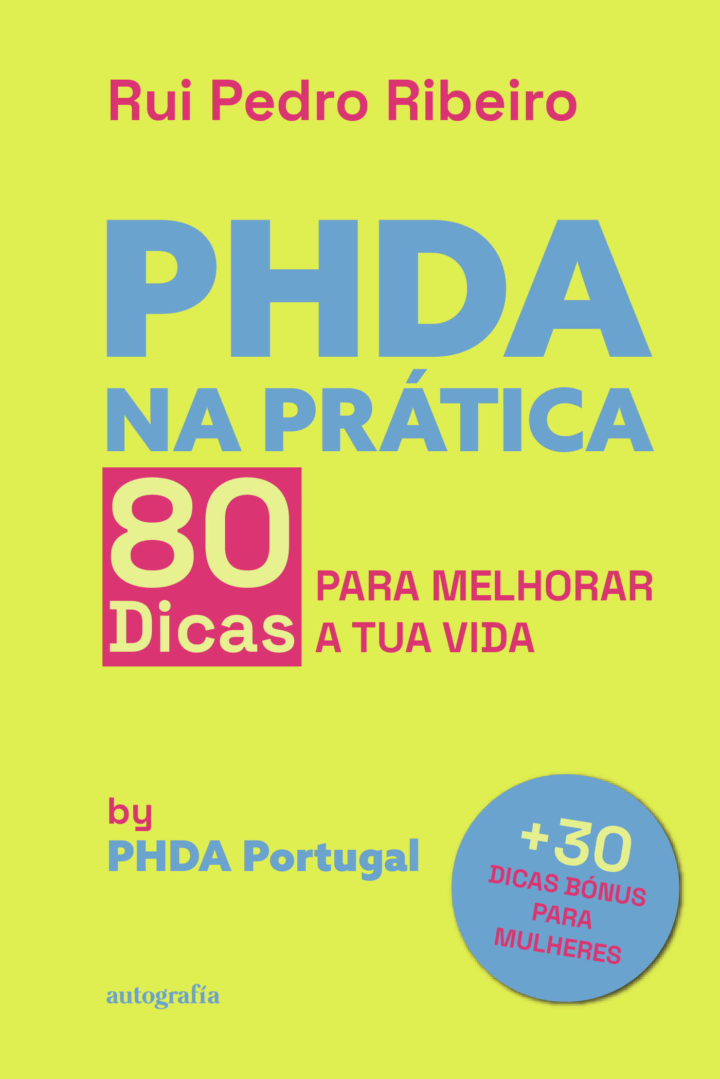 Portada de PHDA na prática · Rui Pedro Ribeiro