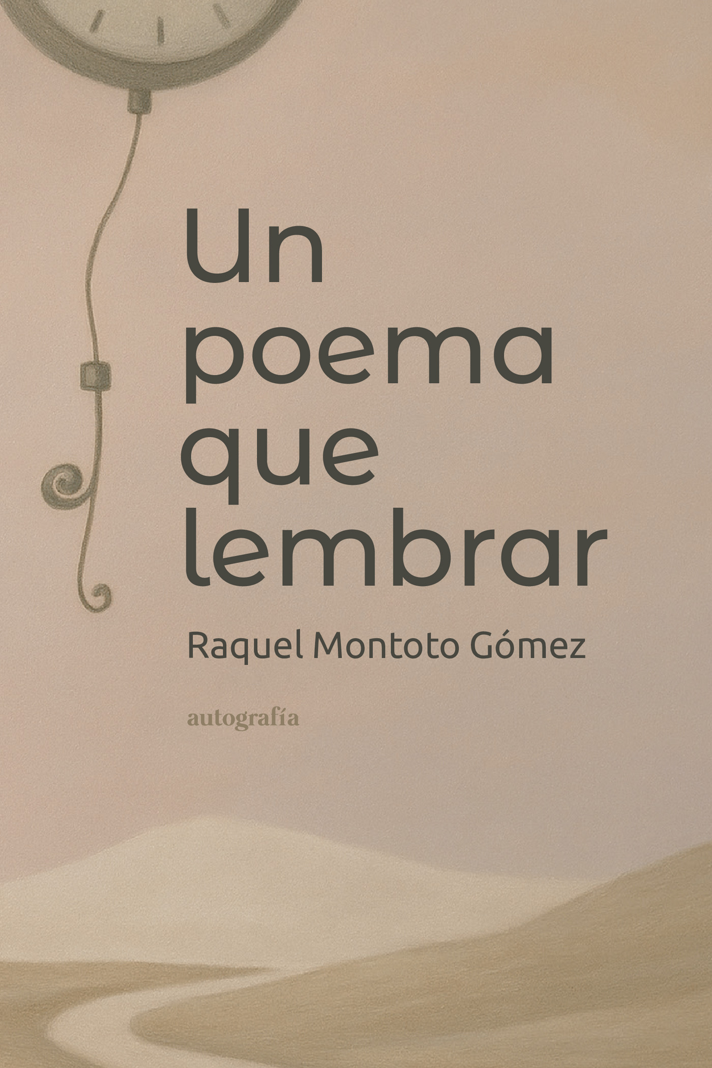 Portada de Un poema que lembrar · Raquel Montoto Gómez