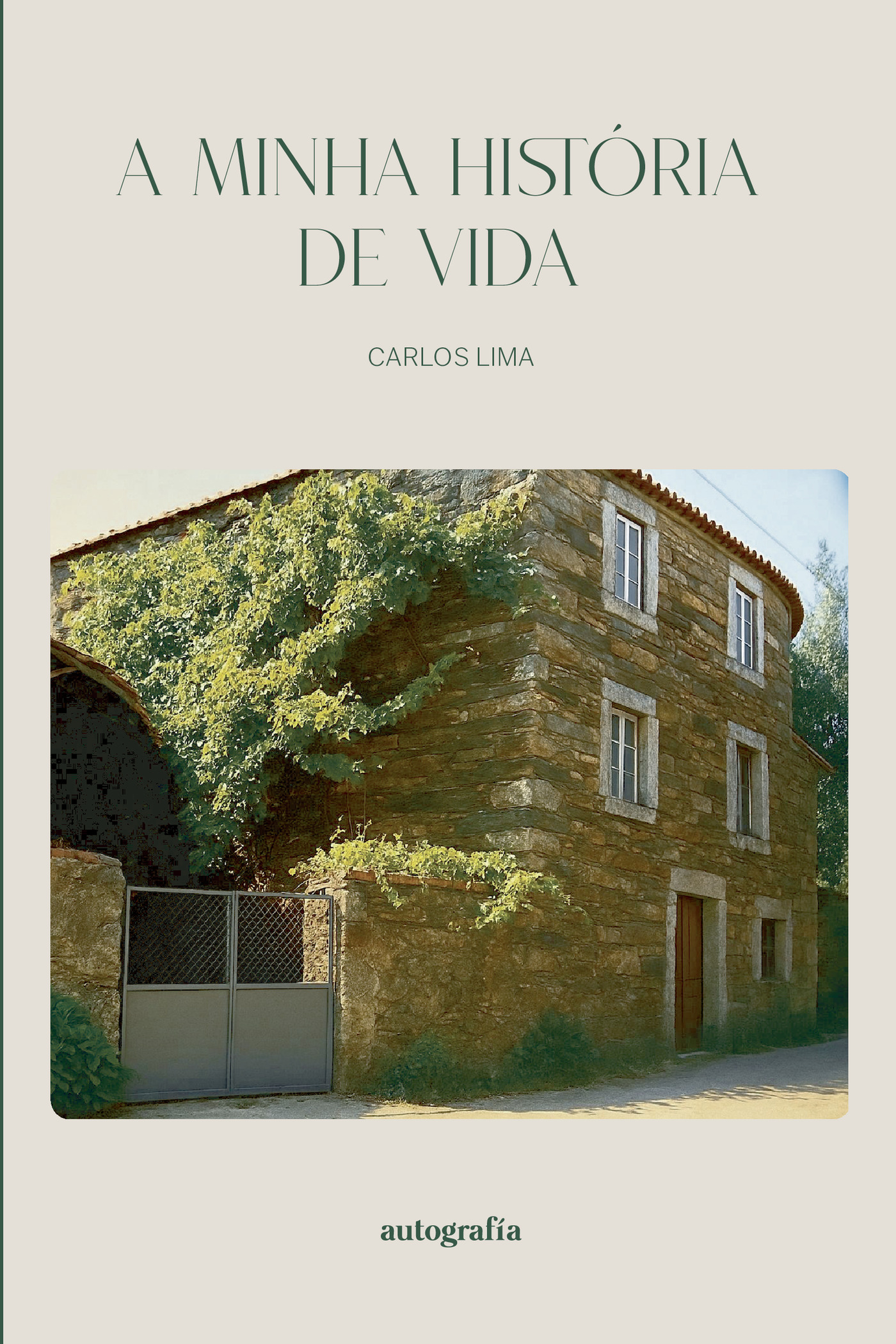 Portada de A minha história de vida