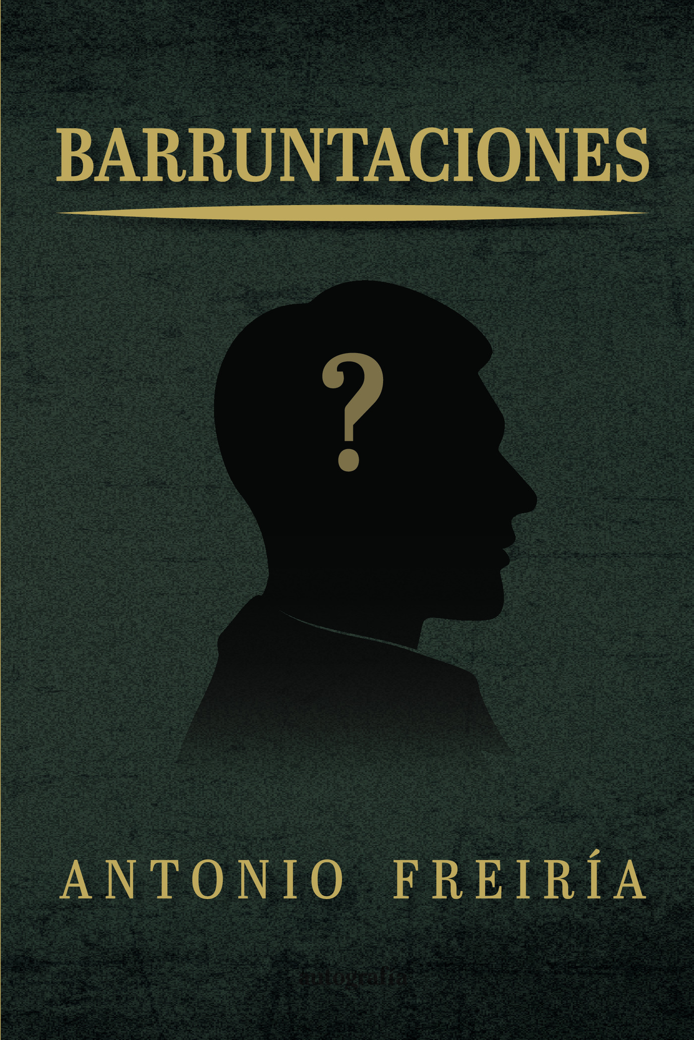 Portada de Barruntaciones