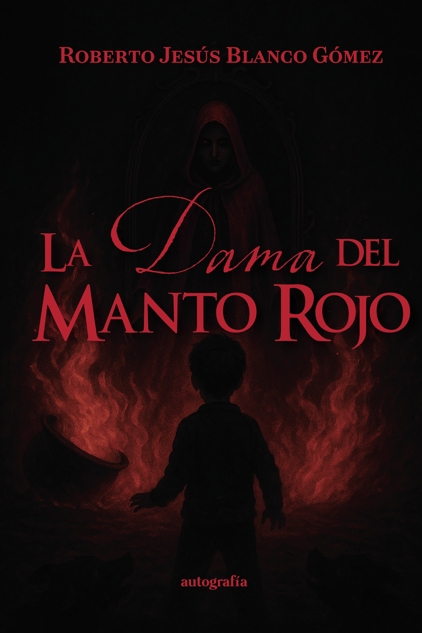 Portada de La dama del manto rojo