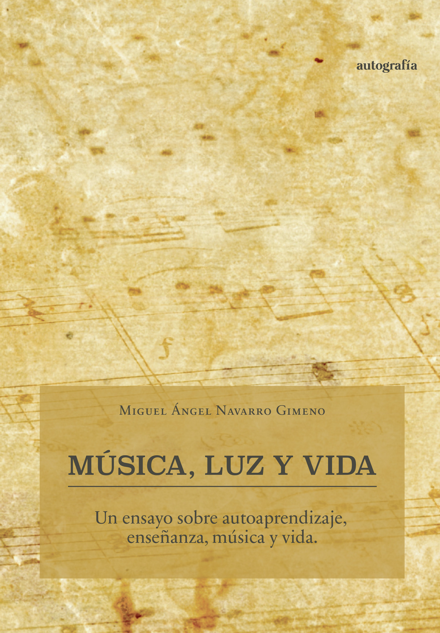 Portada de Música, luz y vida