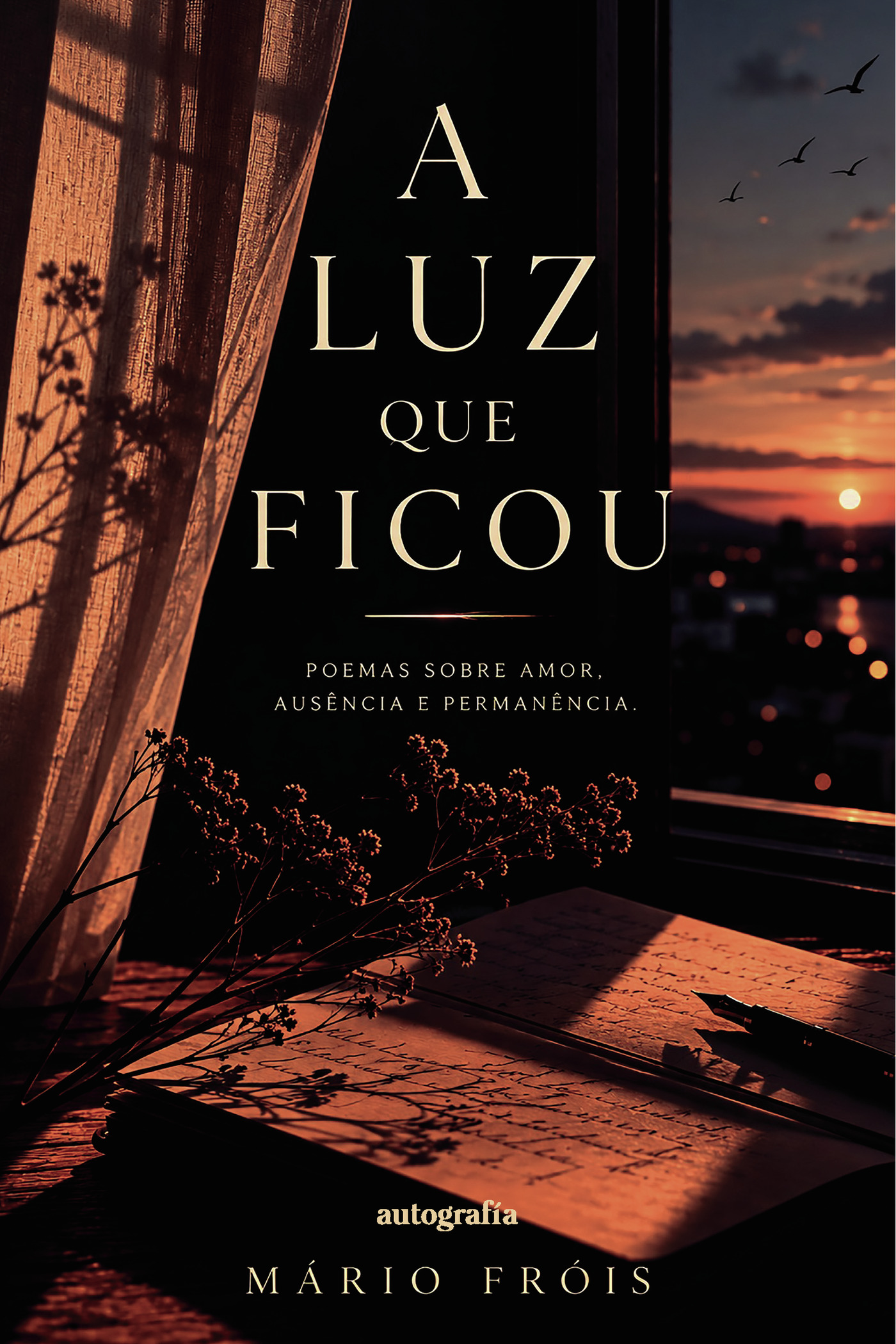 Portada de A luz que ficou · Mário Fróis