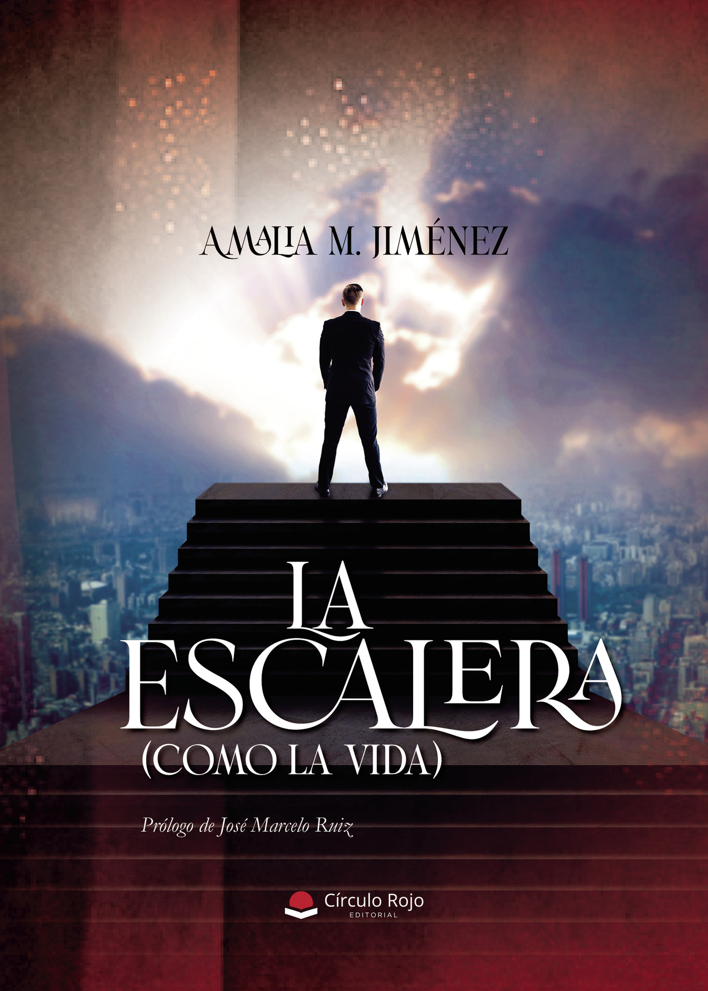 Portada de La escalera (Como la vida) · Amalia M Jimenez