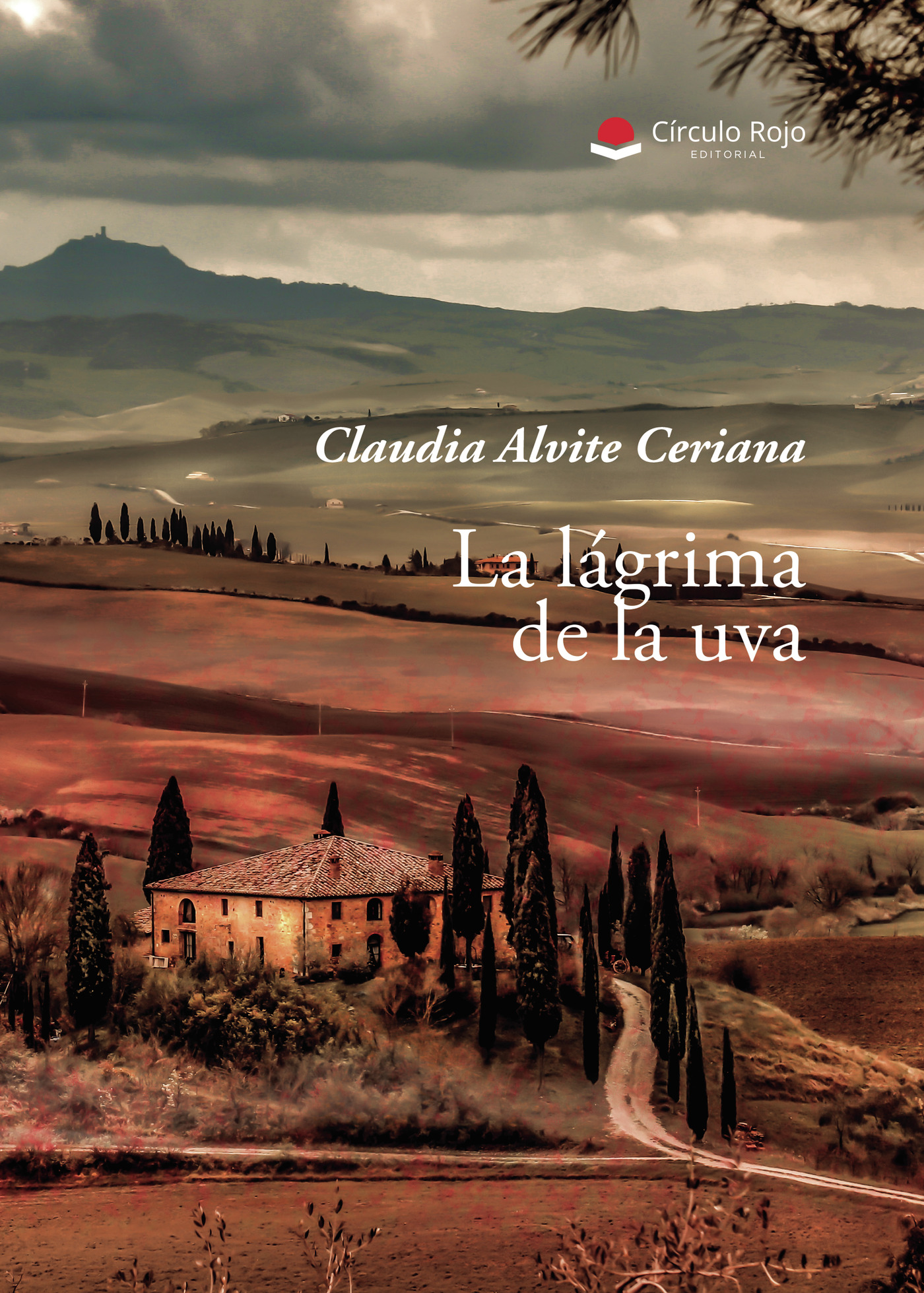 Portada de La lágrima de la uva · Claudia Alvite Ceriana