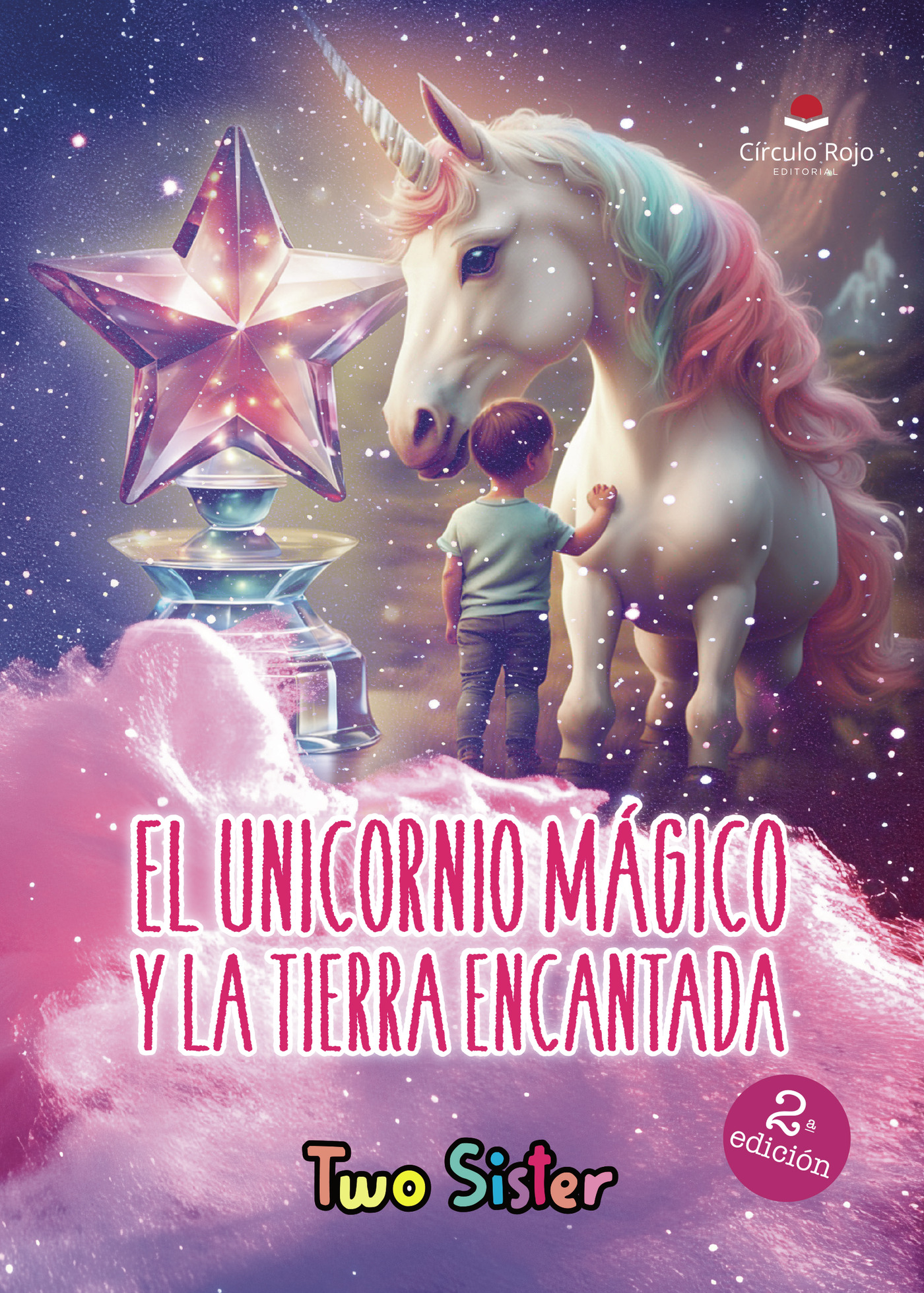 Portada de El unicornio mágico y la tierra encantada
