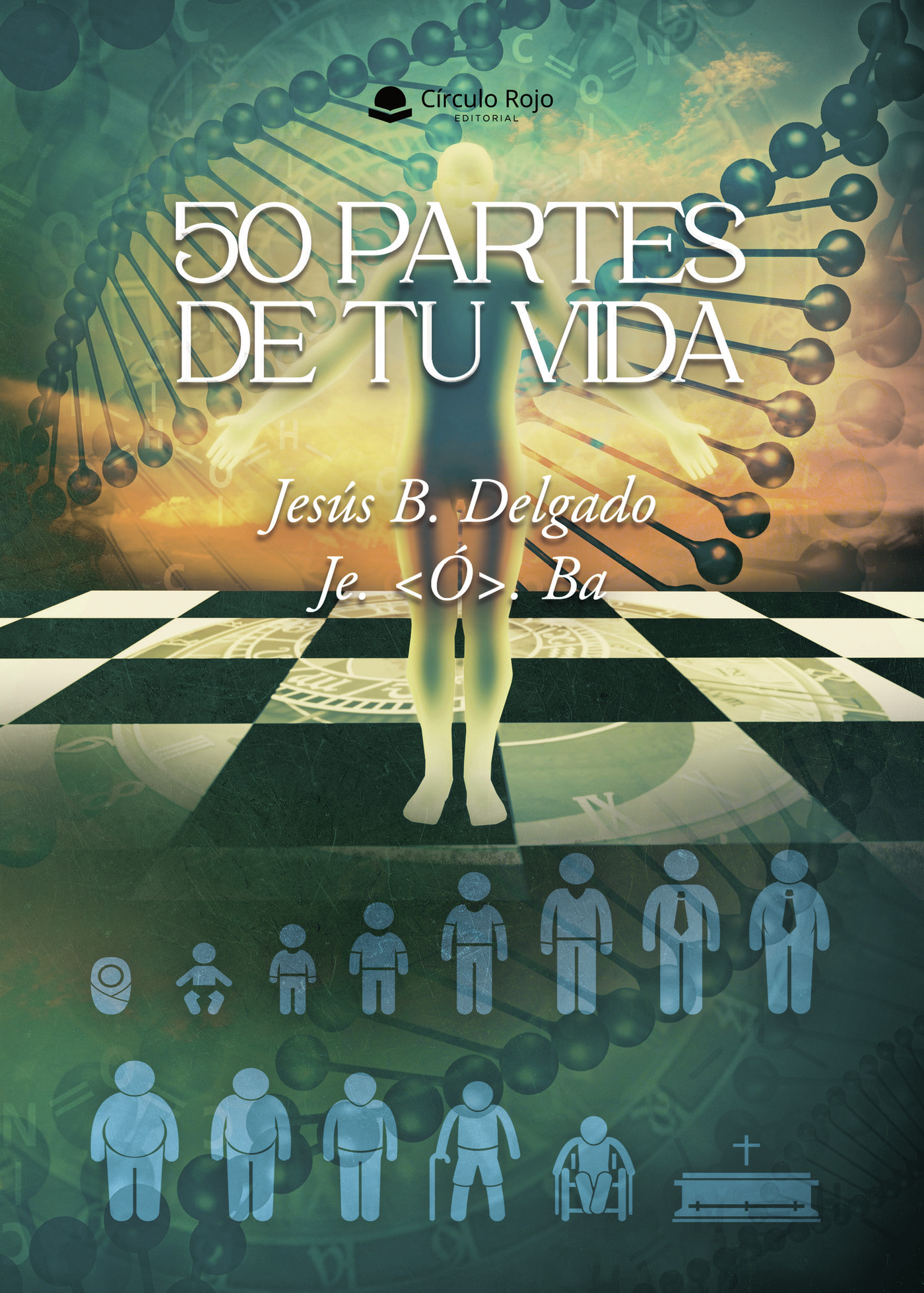 Portada de 50 Partes de tu vida · Jesús B.Delgado Je.<Ó>.Ba