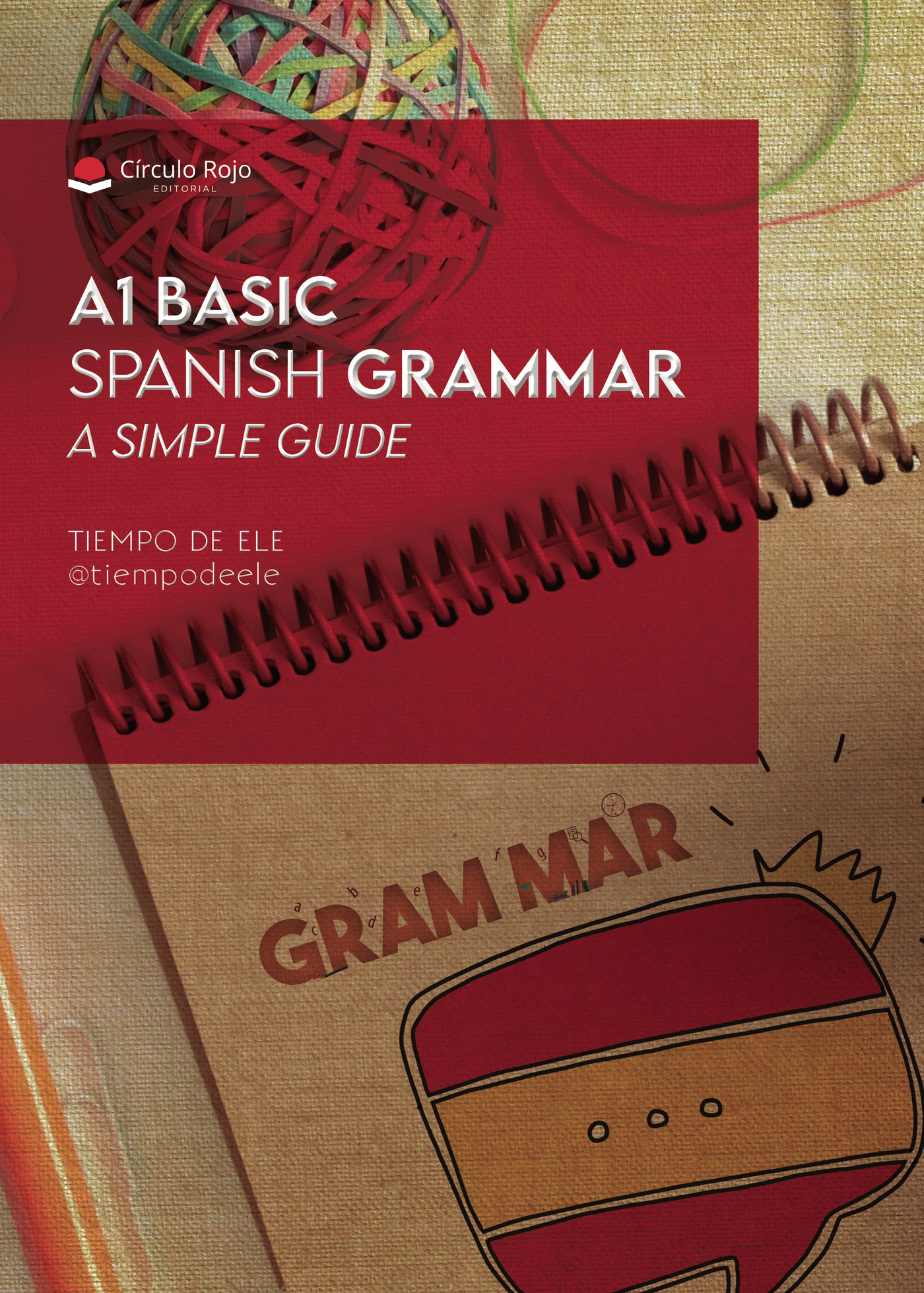 Portada de A1 BASIC SPANISH GRAMMAR · TIEMPO DE ELE (@tiempodeele)
