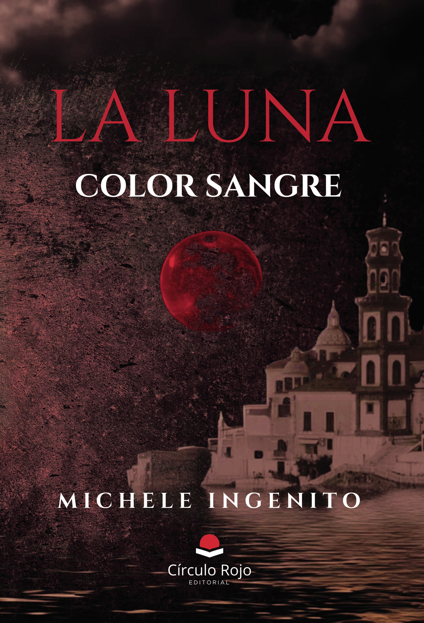 Portada de La luna color sangre. Horizontes de media noche