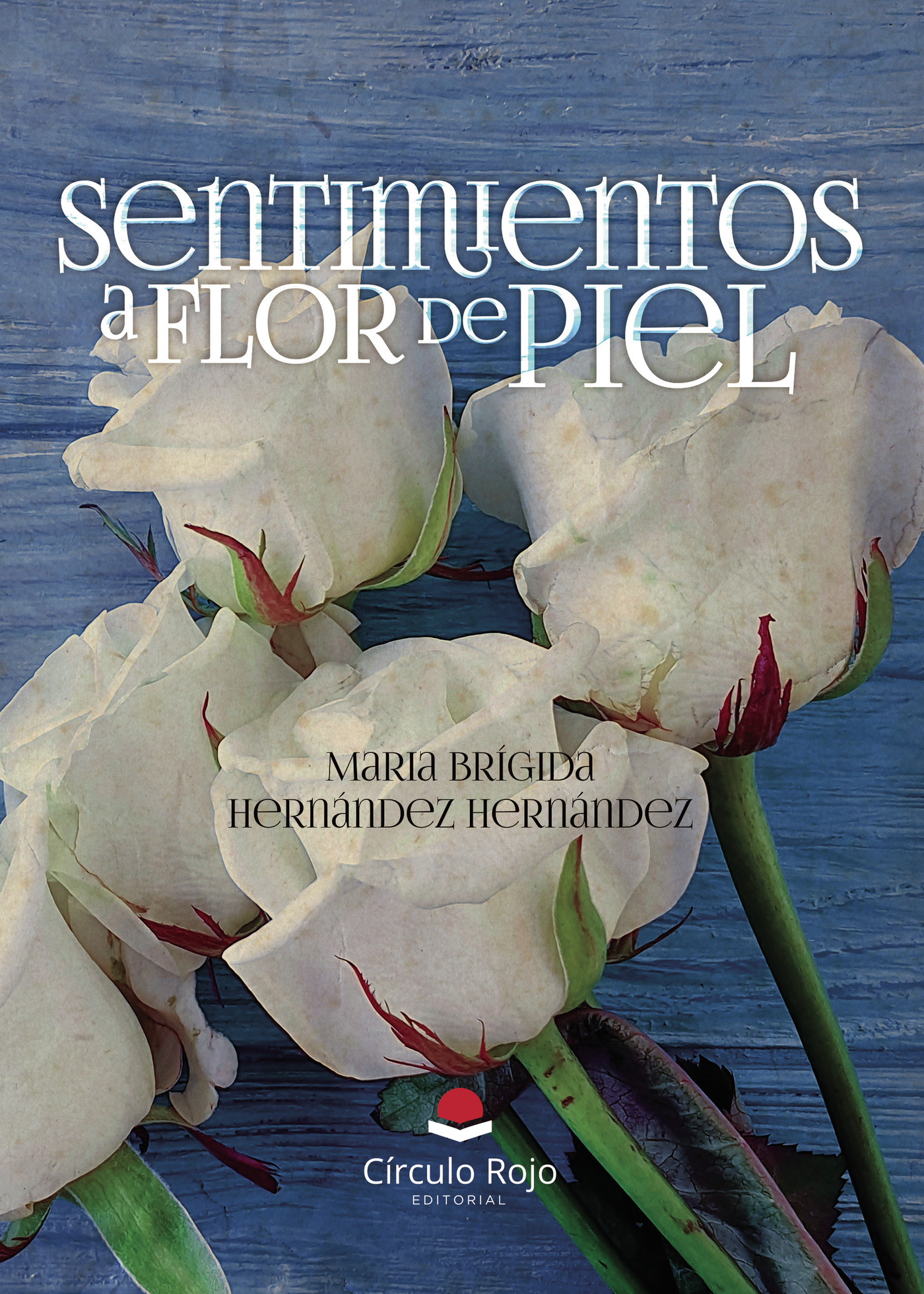 Portada de SENTIMIENTOS A FLOR DE PIEL · Maria Brígida Hernández Hernández