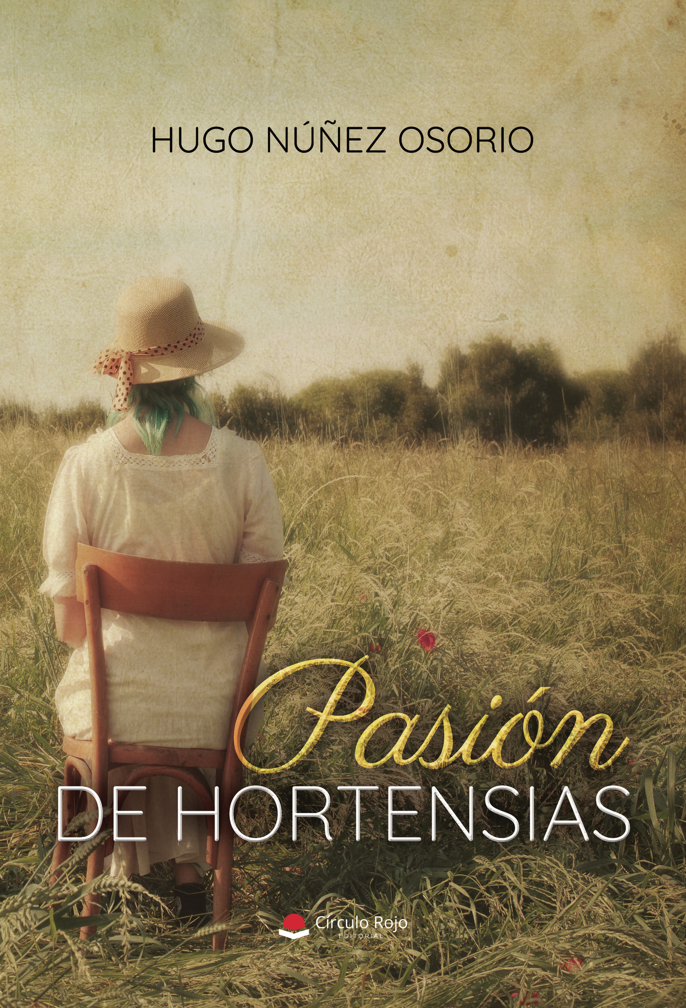 Portada de Pasión de hortensias · Hugo Núñez