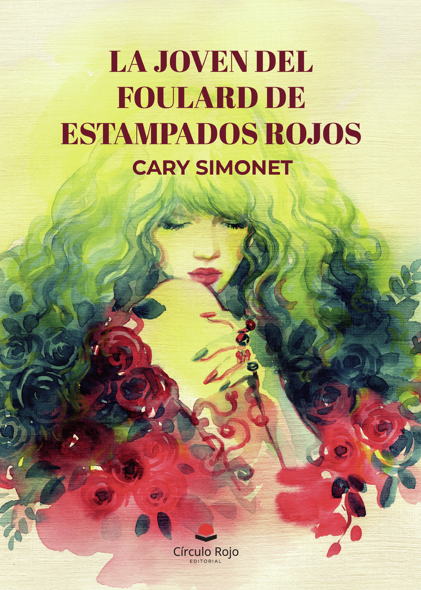 Portada de La joven del foulard de estampados rojos