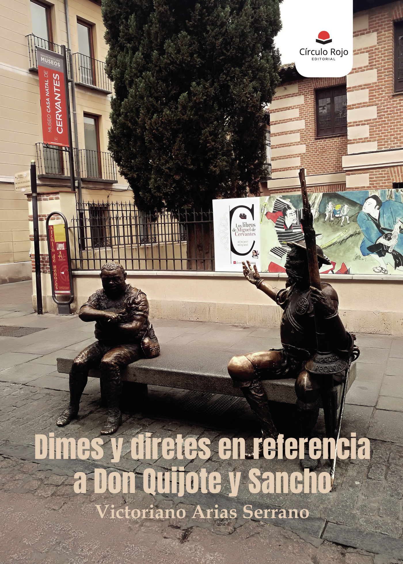 Portada de Dimes y diretes en referencia a Don Quijote y Sancho